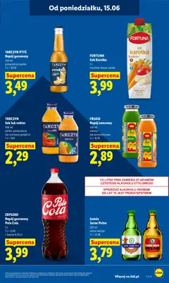 Pogląd oferty "FORTUNA Sok Karotka, 1 L marchew-banan-jabłko" - ważna od 15.06.2026 | Strona: 45 | Produkty: Sok, Banan, Grejpfrut