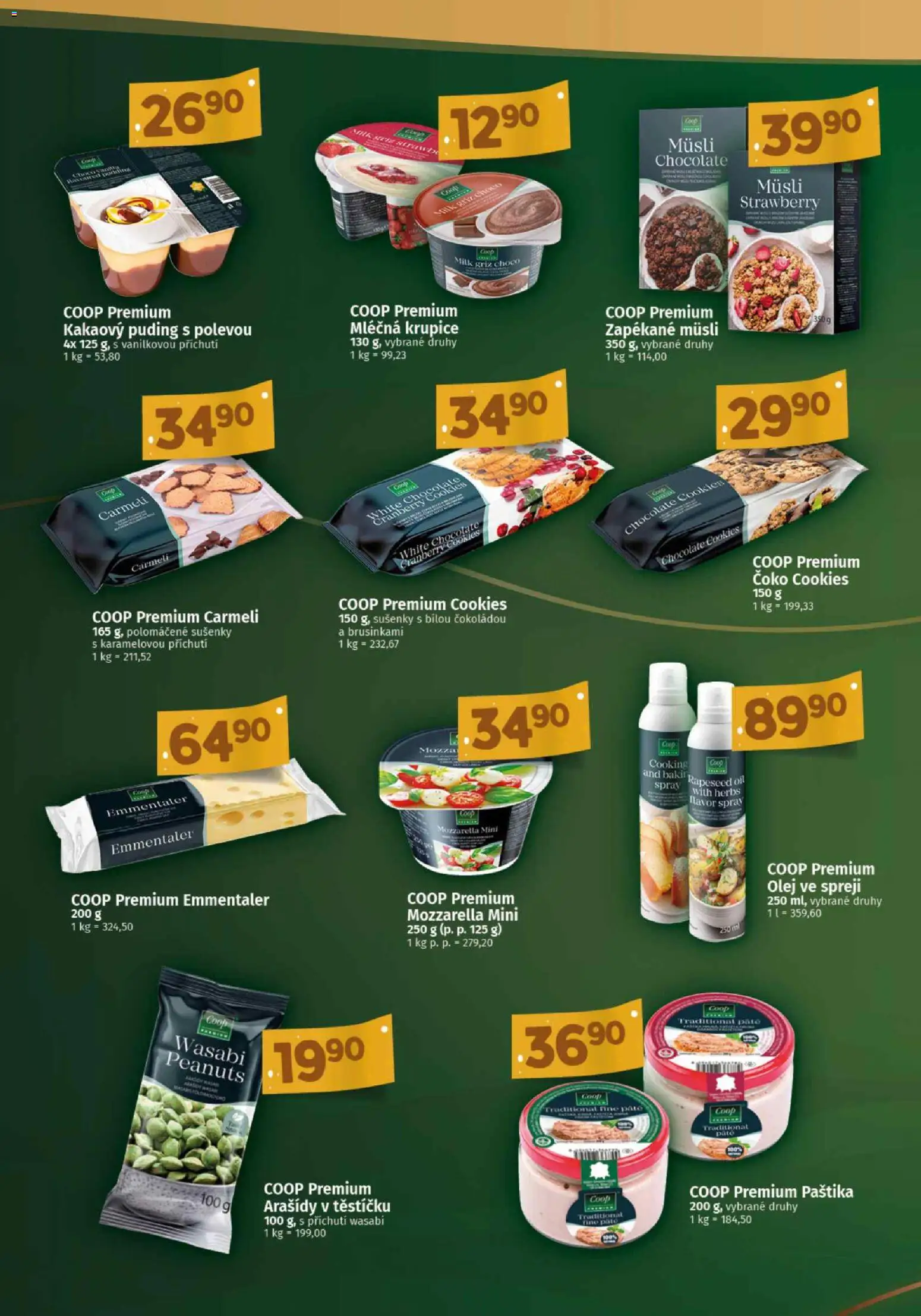 Konzum leták od 09.09.2026 | Strana: 5 | Produkty: Wasabi, Cookies, Sušenky, Paštika