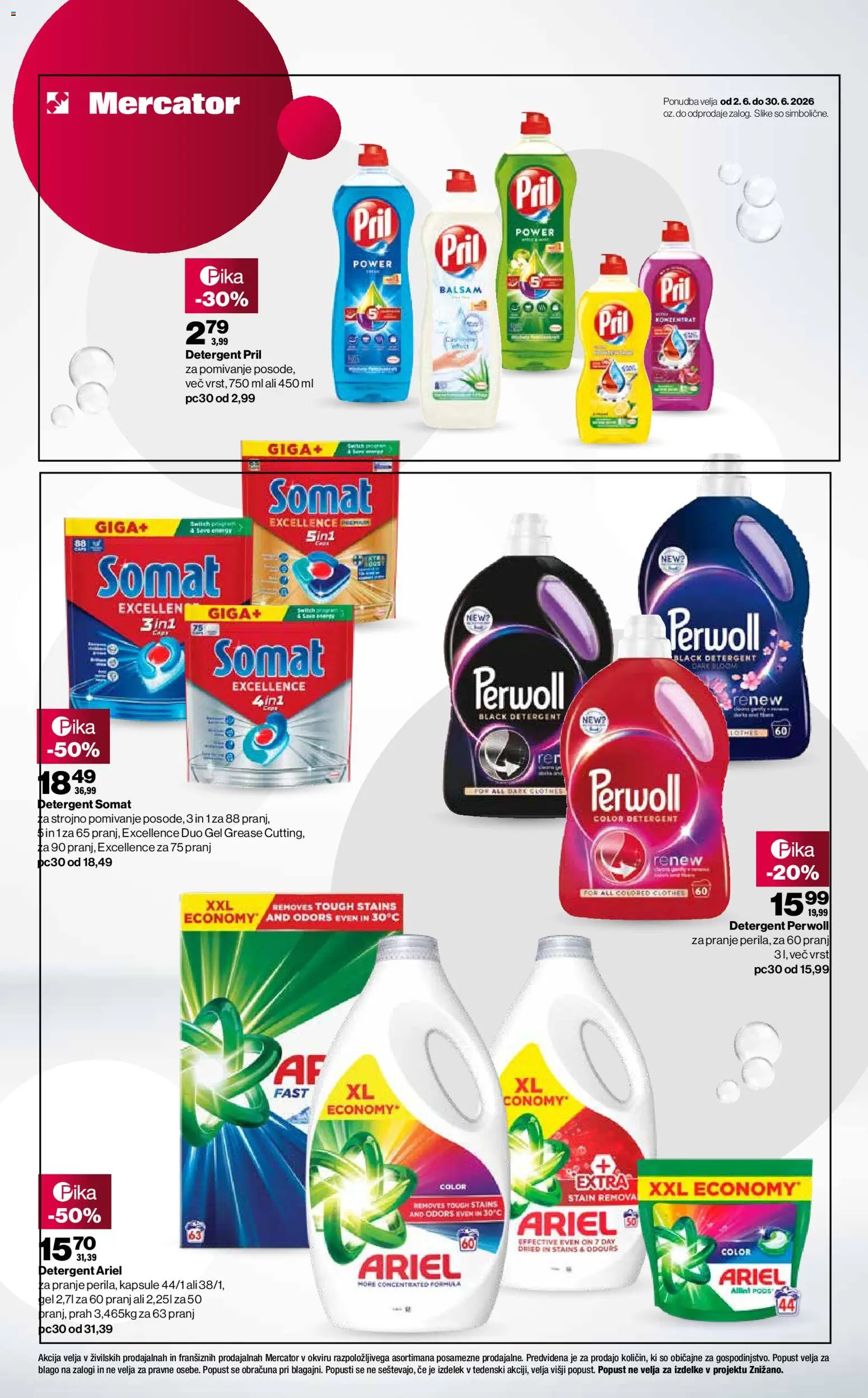 Novi Mercator katalog ponudbe – veljaven od 07.06.2026 | Stran: 4 | Izdelki: Detergent