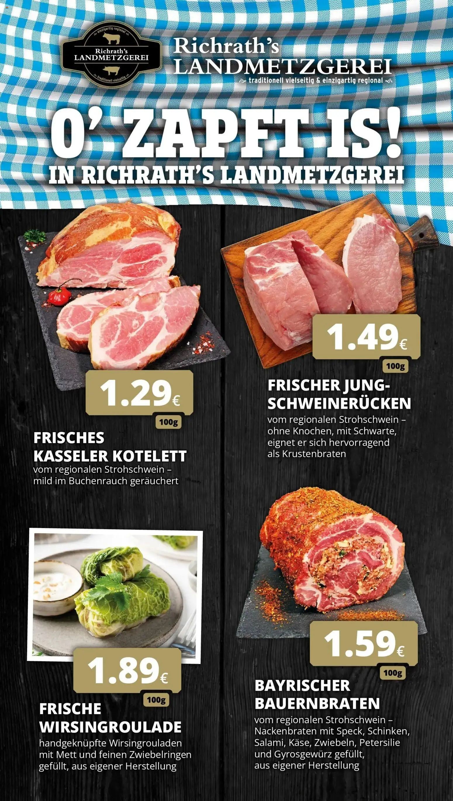 REWE Prospekt ab 28.09.2026 zum Blättern » Angebote | Seite: 10 | Produkte: Krustenbraten, Schweinerucken, Petersilie