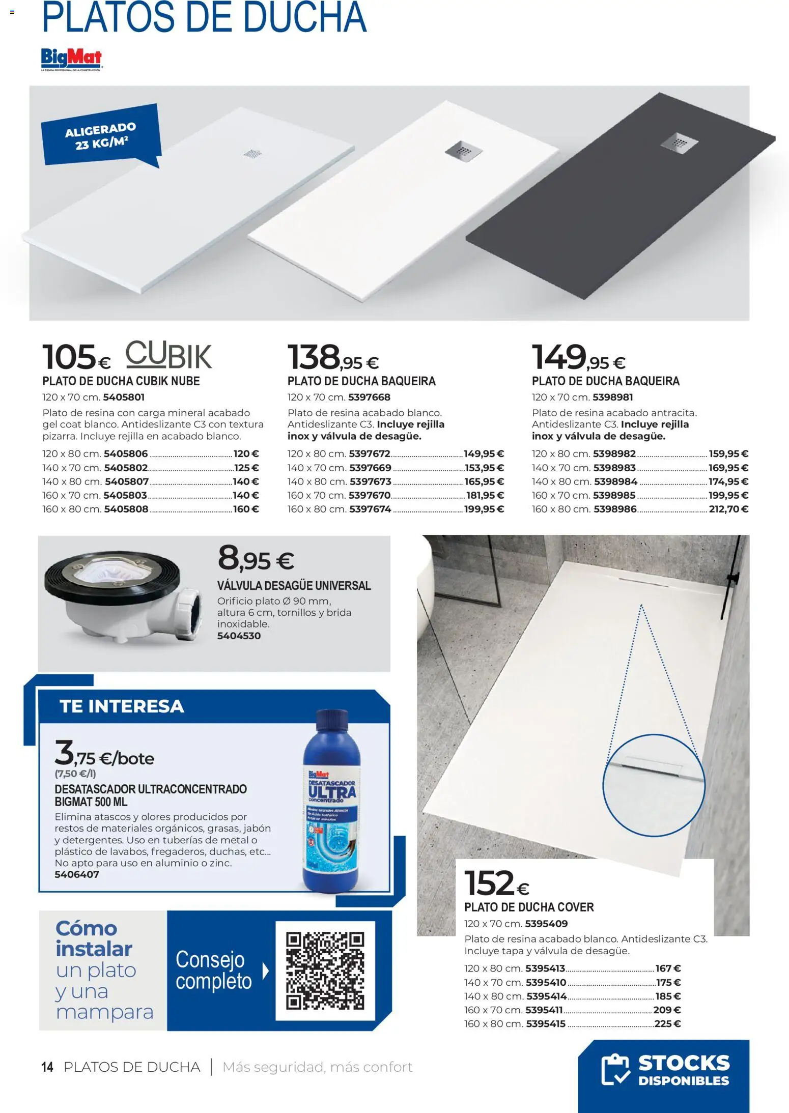 BigMat Baños y cerámica 2026 │ válido desde el 21.05.2026 | Página: 14 | Productos: Jabón, Té, Ducha