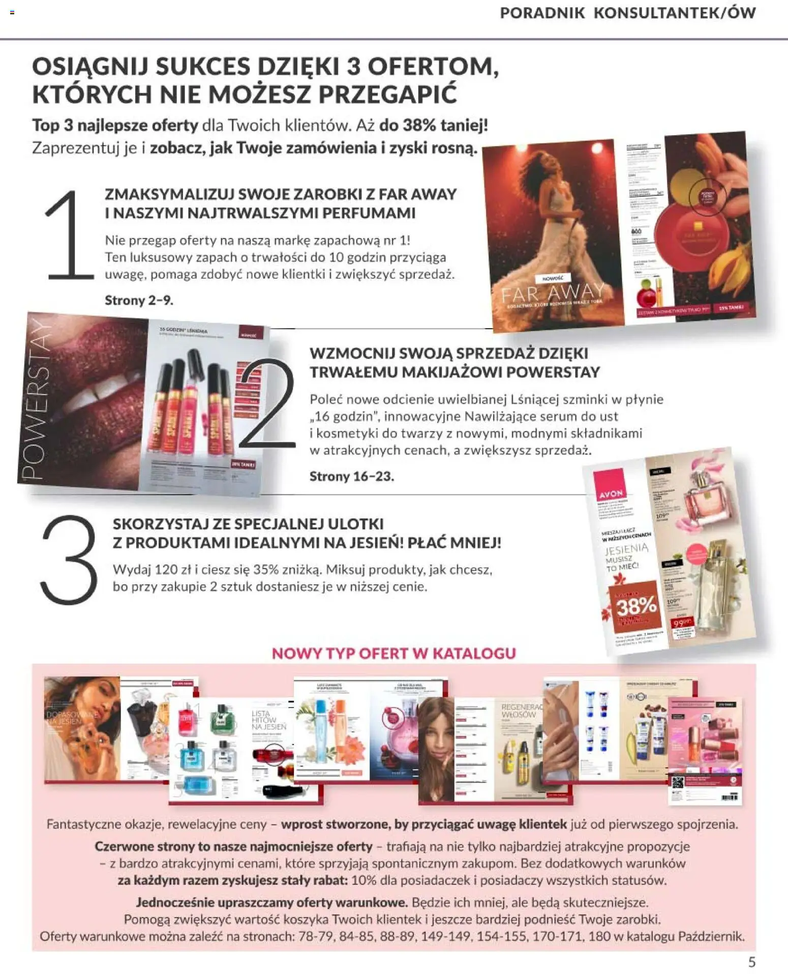 Avon Katalog Focus 10 2026 od 30.09.2026 | Strona: 5 | Produkty: Top, Kosmetyki, Kosmetyki do twarzy, Zapach