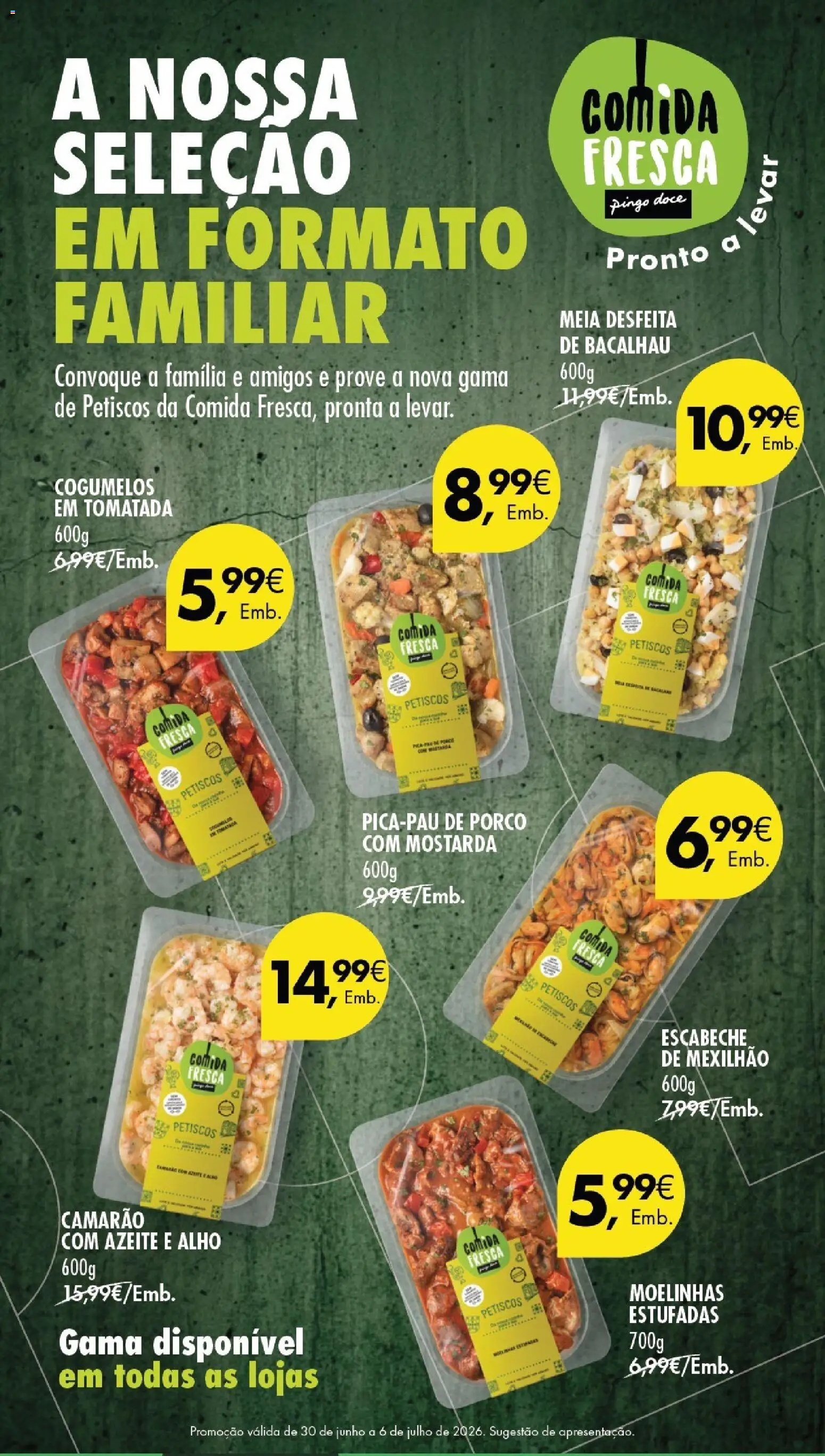 Pingo Doce Poupe este Fim de Semana │ válido de 03/07/2026 | Página: 8 | Produtos: Azeite, Bacalhau, Camarão, Cogumelos