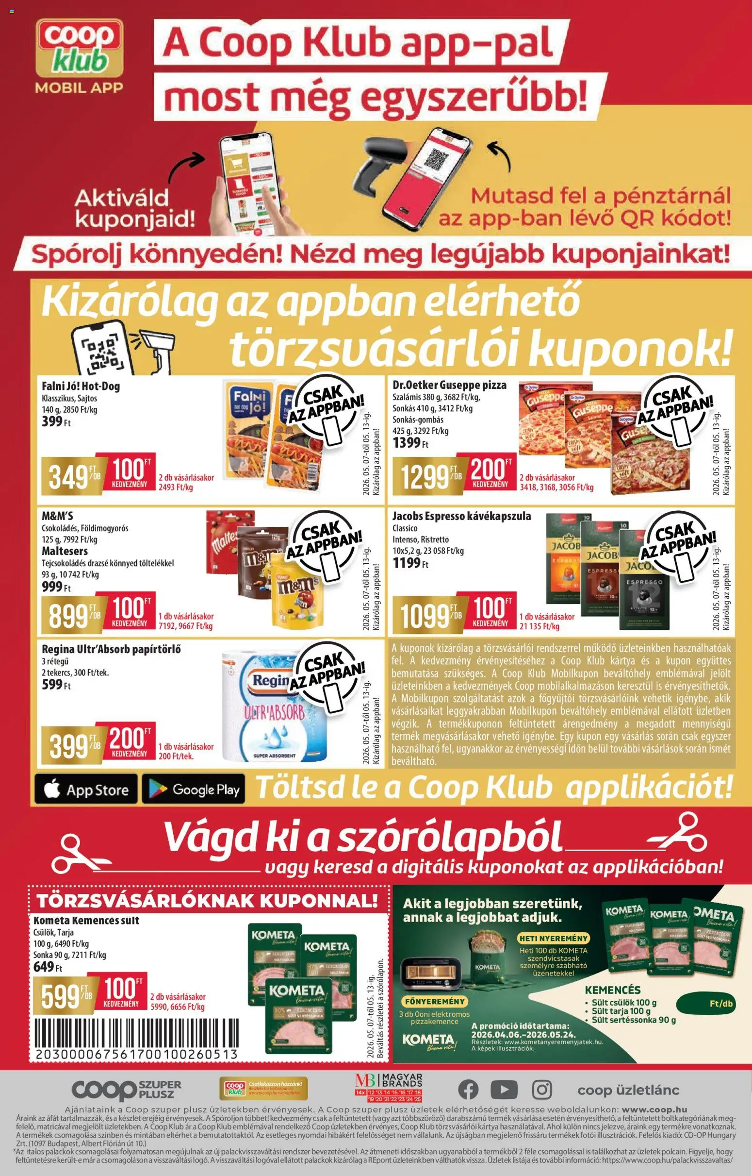 COOP akciós ujság - amely érvényes a következő dátumtól: 07.05.2026 | Oldal: 12