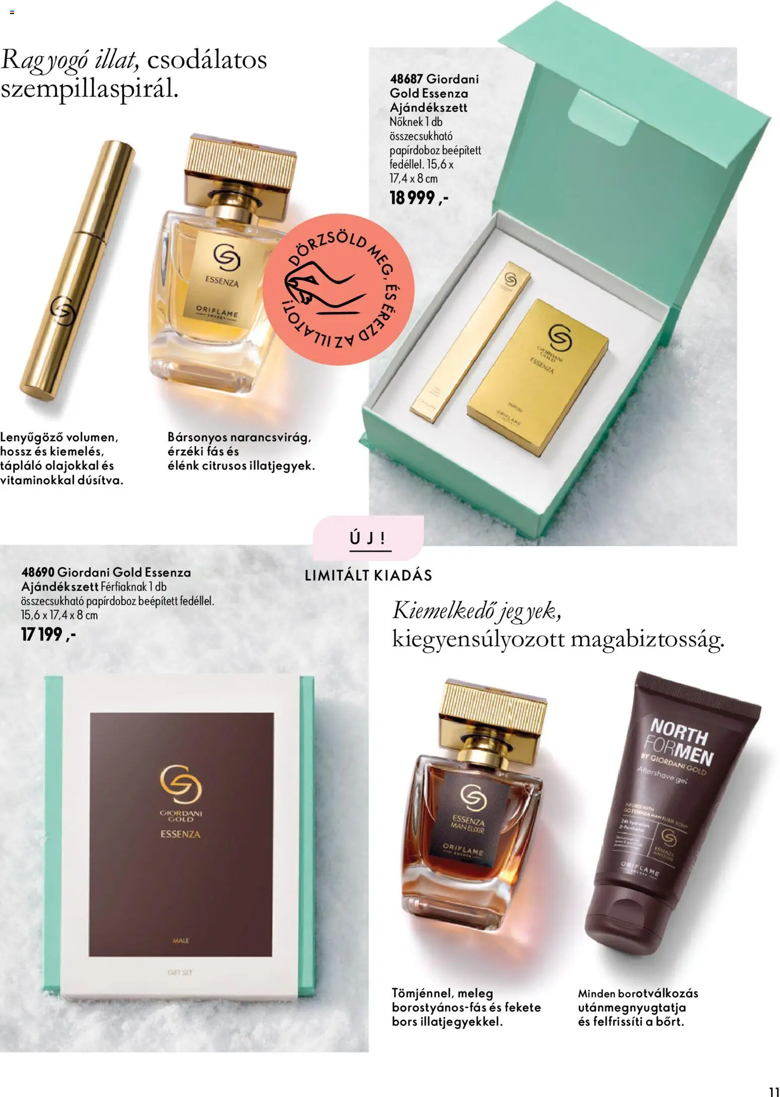 Oriflame akciós ujság - amely érvényes a következő dátumtól: 2026.11.11. | Oldal: 11 | Termékek: Aftershave, Bors