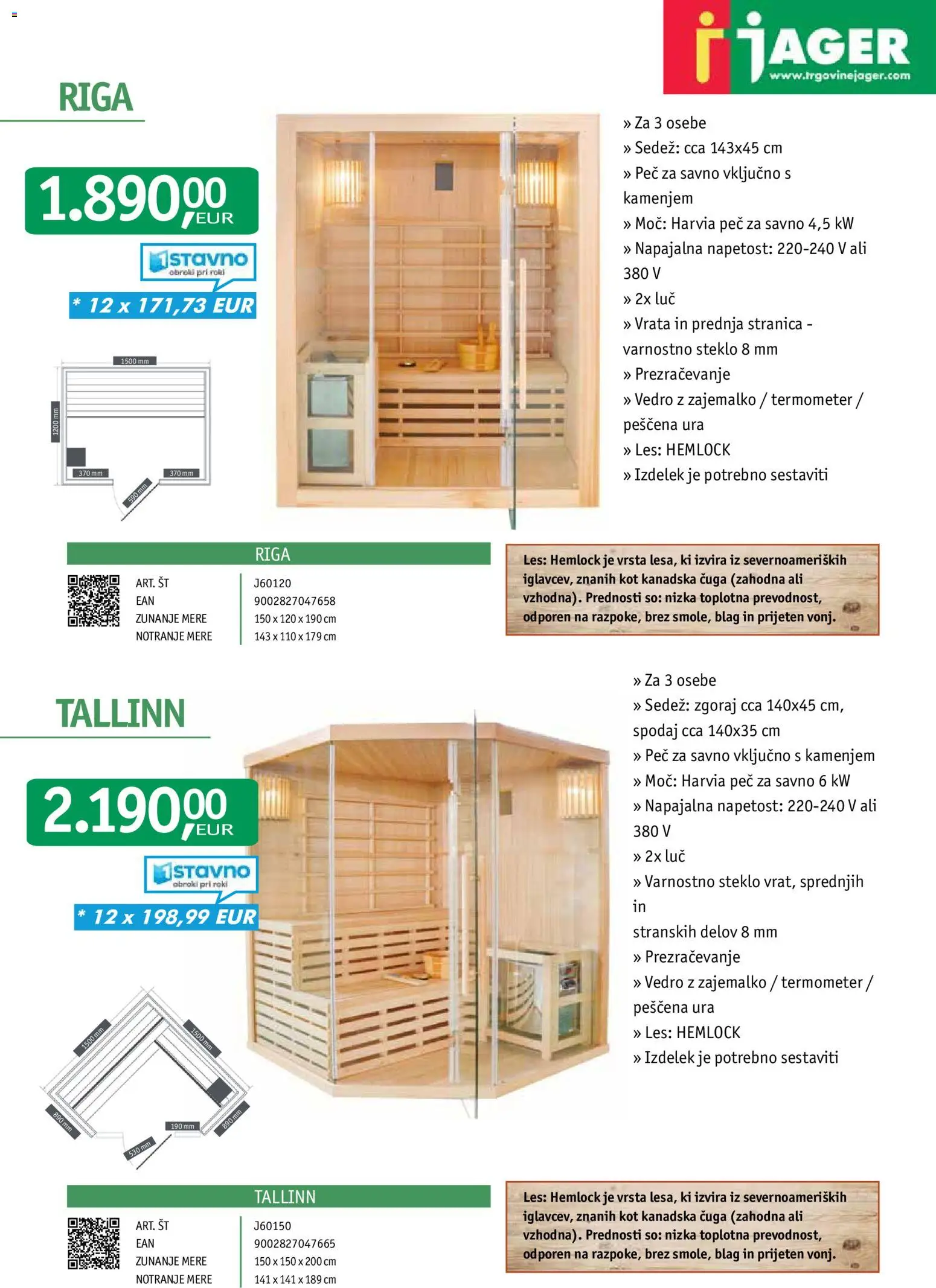 Novi Jager katalog ponudbe – veljaven od 01.10.2026 | Stran: 21 | Izdelki: Ura, Termometer, Vedro, Vrata