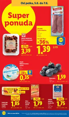 PILOS Mliječni namaz classic, 70 g - Pregled kataloga iz trgovine Lidl, vrijedi od 01.06.2026 | Stranica: 62