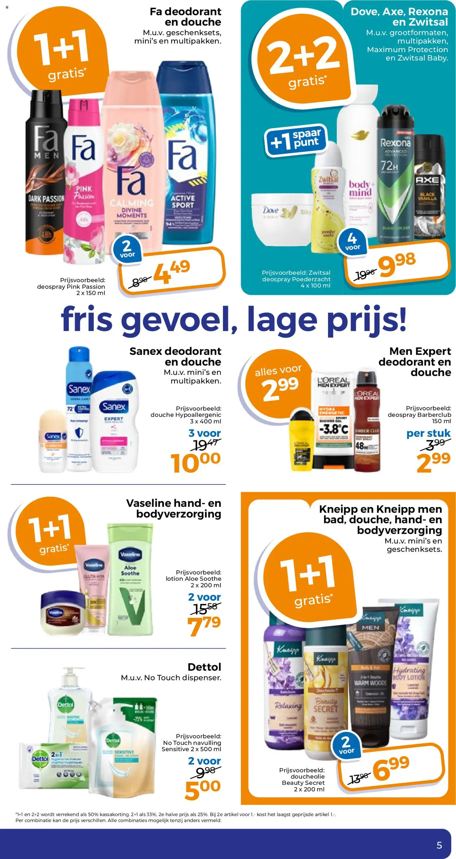 {H1} | Pagina: 5 | Producten: Deodorant, Kan, Douche