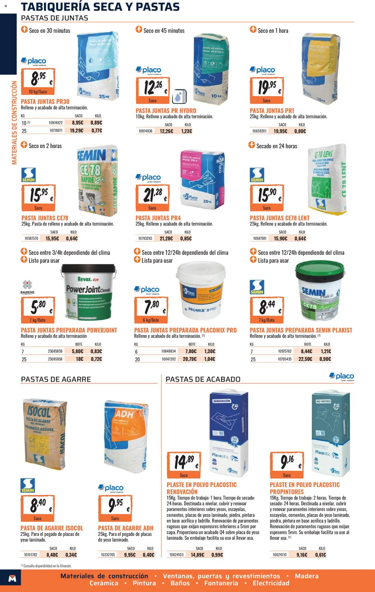 Obramat - Reformas Otono Imprenta Almacenes 13 Santiago 2026 │ válido desde el 09/10/2026 | Página: 4 | Productos: Polvo, Pasta, Puertas