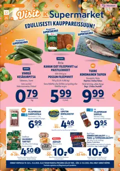 K-Supermarket-mainoslehti voimassa 06/08/2026 alkaen