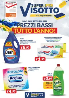 Anteprima del volantino Visotto volantino valido a partire dal 09/09/2026