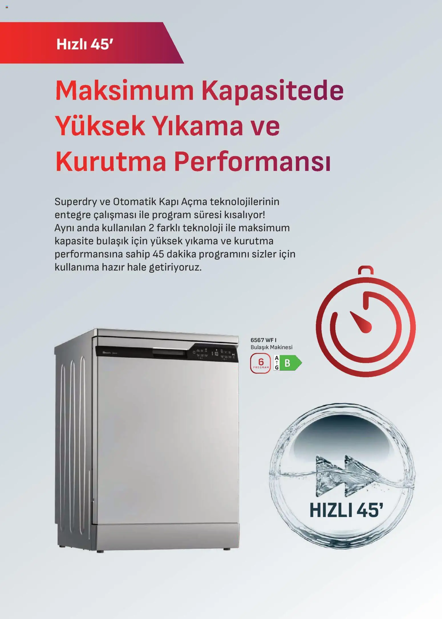 Arçelik Katalog - 01.04.2026 tarihinden itibaren geçerlidir | Sayfa: 35 | Ürünler: Bulaşık makinesi