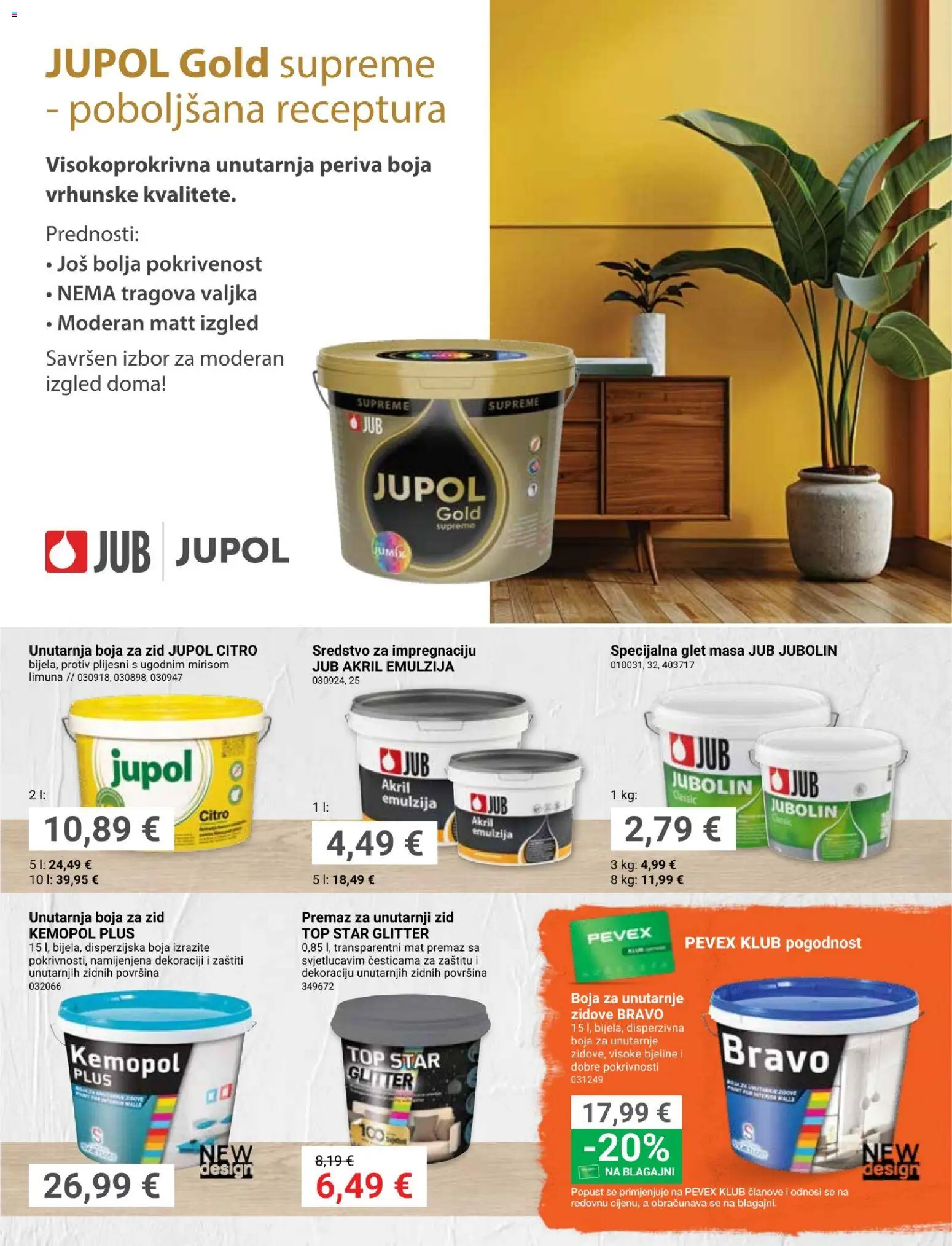 Pevex katalog | vrijedi od 03.04.2026 | Stranica: 29 | Proizvodi: Glet masa