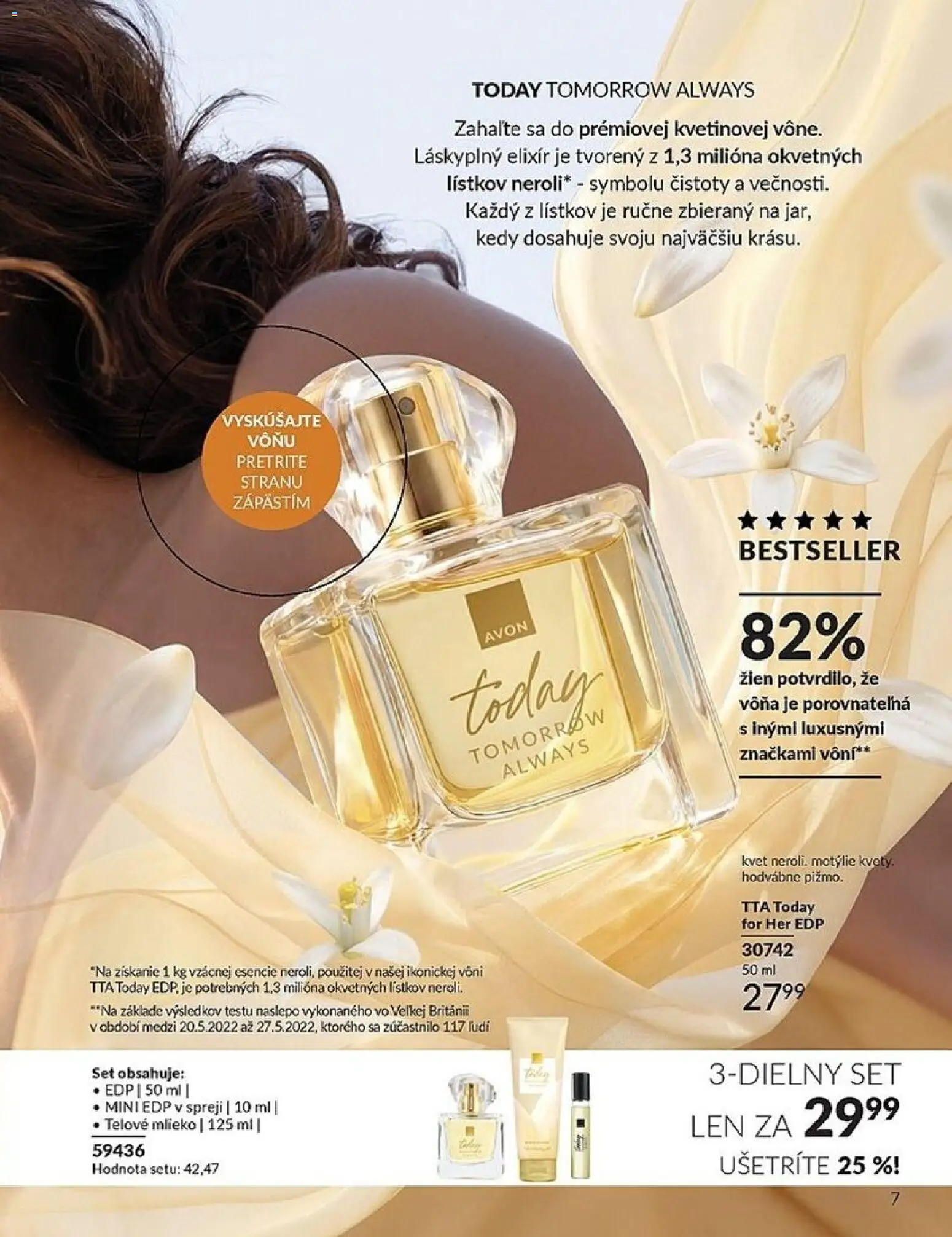 Nové Avon akcie – leták je platný od 01.05.2026 | Strana: 7 | Produkty: Mlieko, Telové mlieko