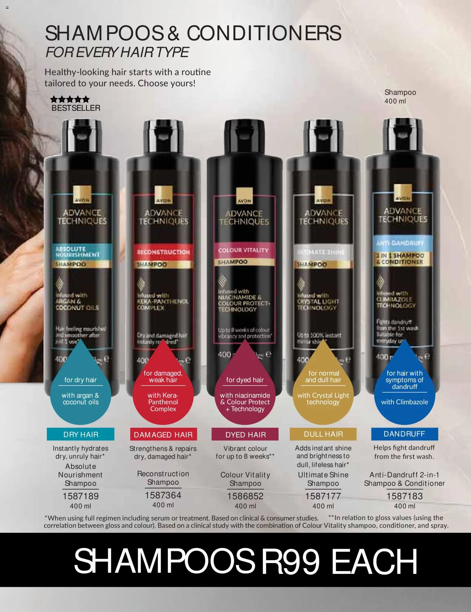 New Avon catalogue – valid from 01/10/2026 | Page: 147 | Products: Serum, Gloss, Light, Shampoo