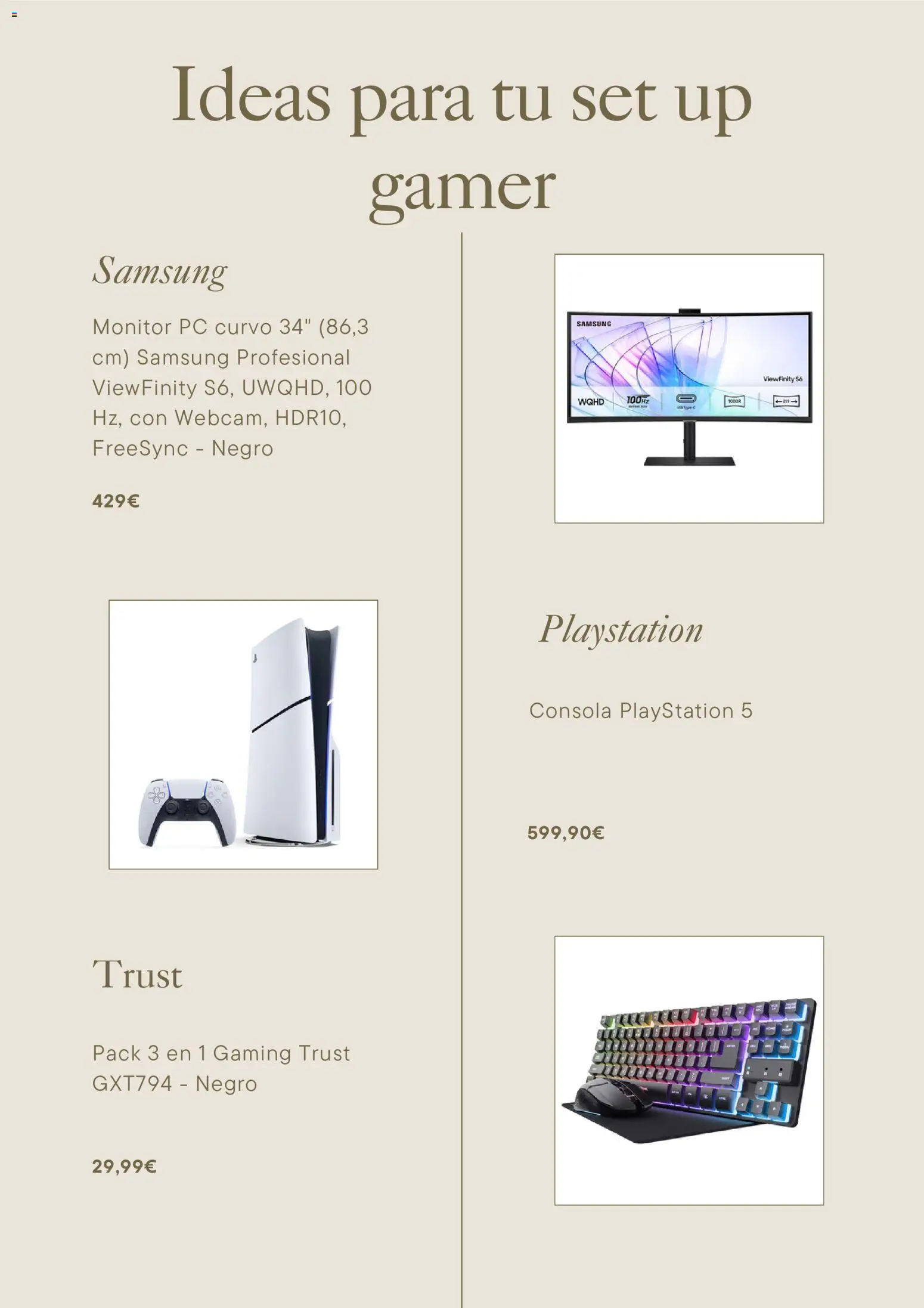 La Tienda en Casa folleto │ válido desde el 25/09/2026 | Página: 4 | Productos: Consola, Monitor, PC, Playstation