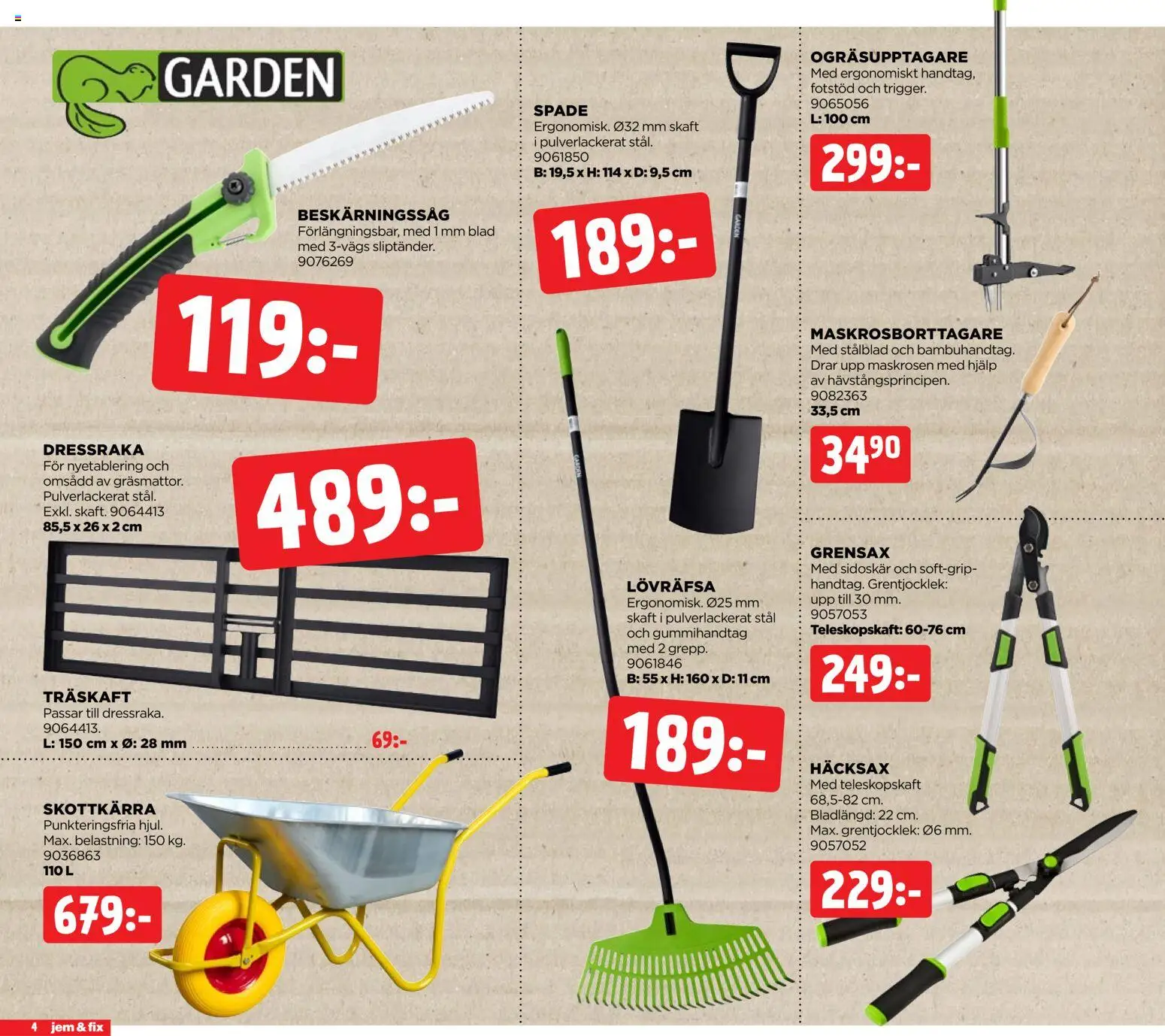 Jem & Fix reklamblad aktuell från 03.05.2026 | Sida: 4