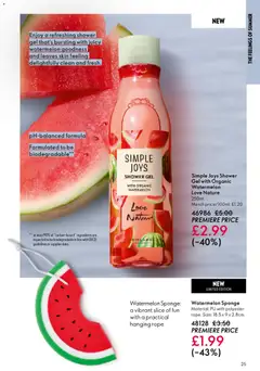 Preview of Oriflame - Offers valid from 27.05.2026 | Page: 25 | Products: Shower, Shower gel