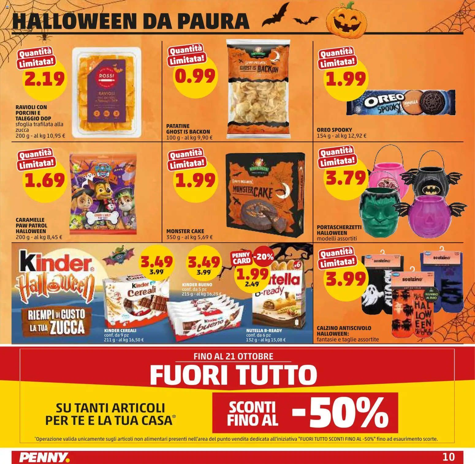 Volantino PENNY del 08/10/2026 | Pagina: 10 | Prodotti: Tè, Caramelle, Cereali, Ravioli
