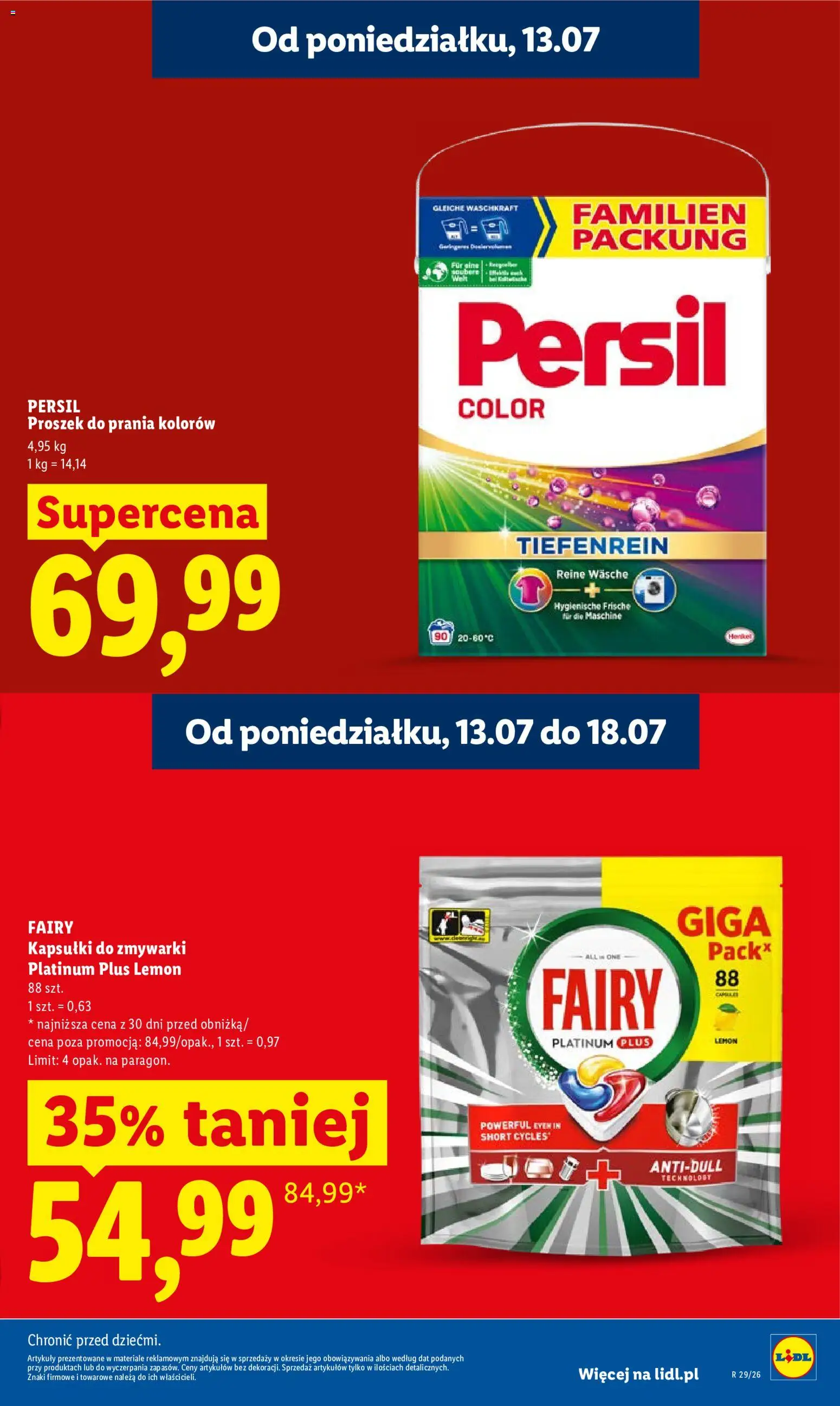 Lidl Polsko leták od 16.07.2026 | Strana: 23 | Produkty: Persil