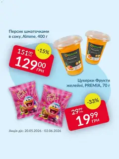 Fozzy акції дійснийкції з 20.05.2026