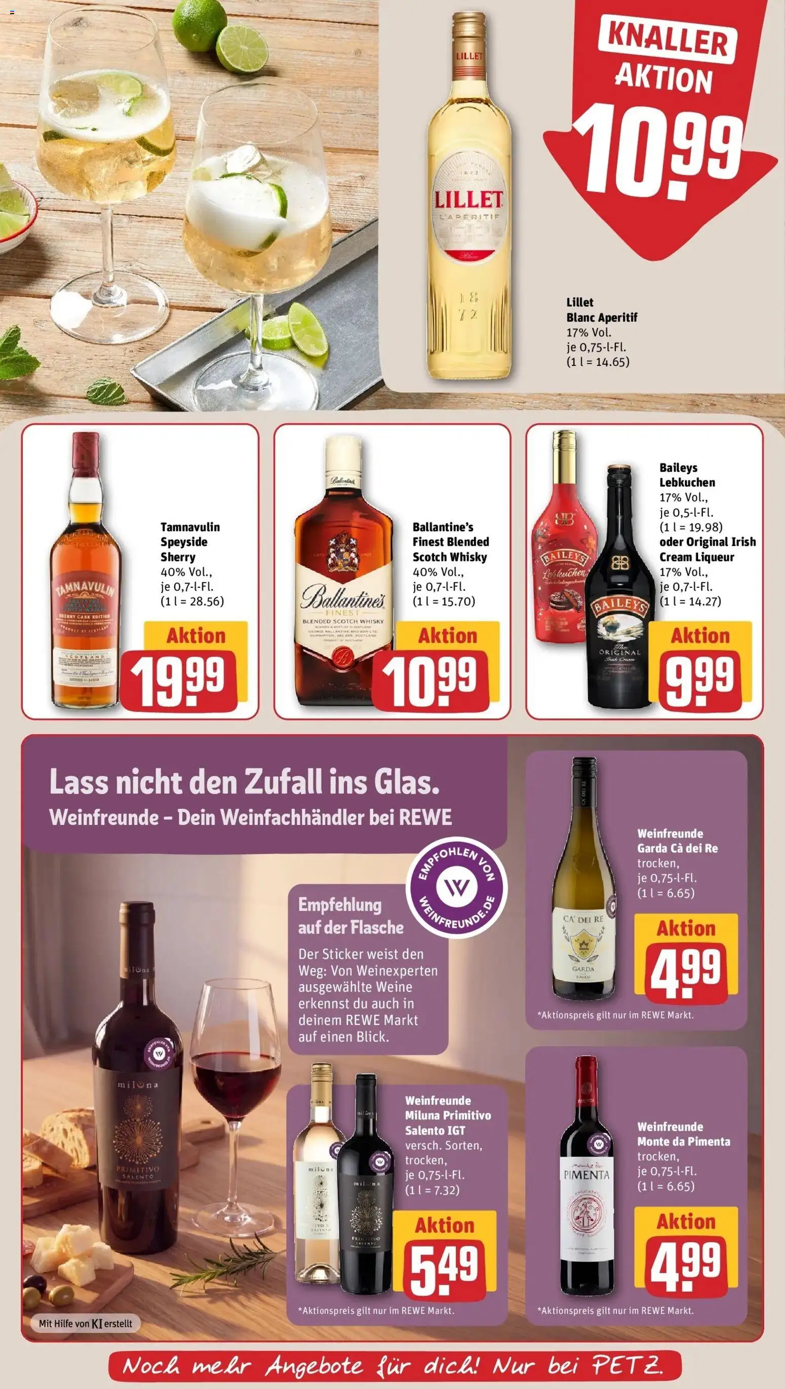 REWE Prospekt ab 12.10.2026 zum Blättern » Angebote | Seite: 19 | Produkte: Whisky, Lillet, Baileys