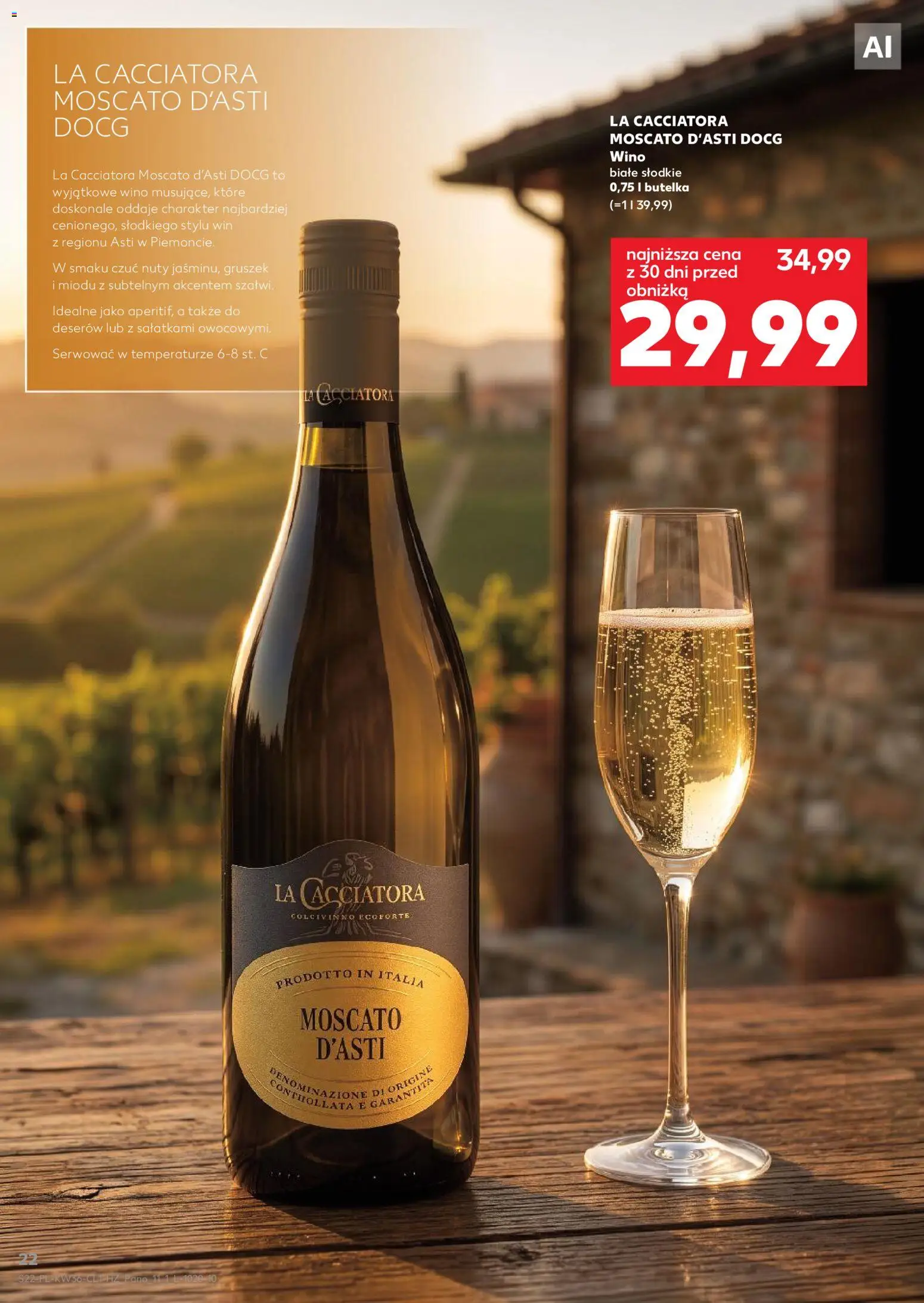 Kaufland Polsko leták - Barek od 03.09.2026 | Strana: 22 | Produkty: Moscato
