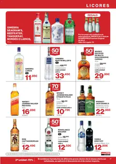 Vista previa Supercor folleto válido desde el 10/09/2026 | Página: 21 | Productos: Bacardi, Ginebra, Vodka, Apple