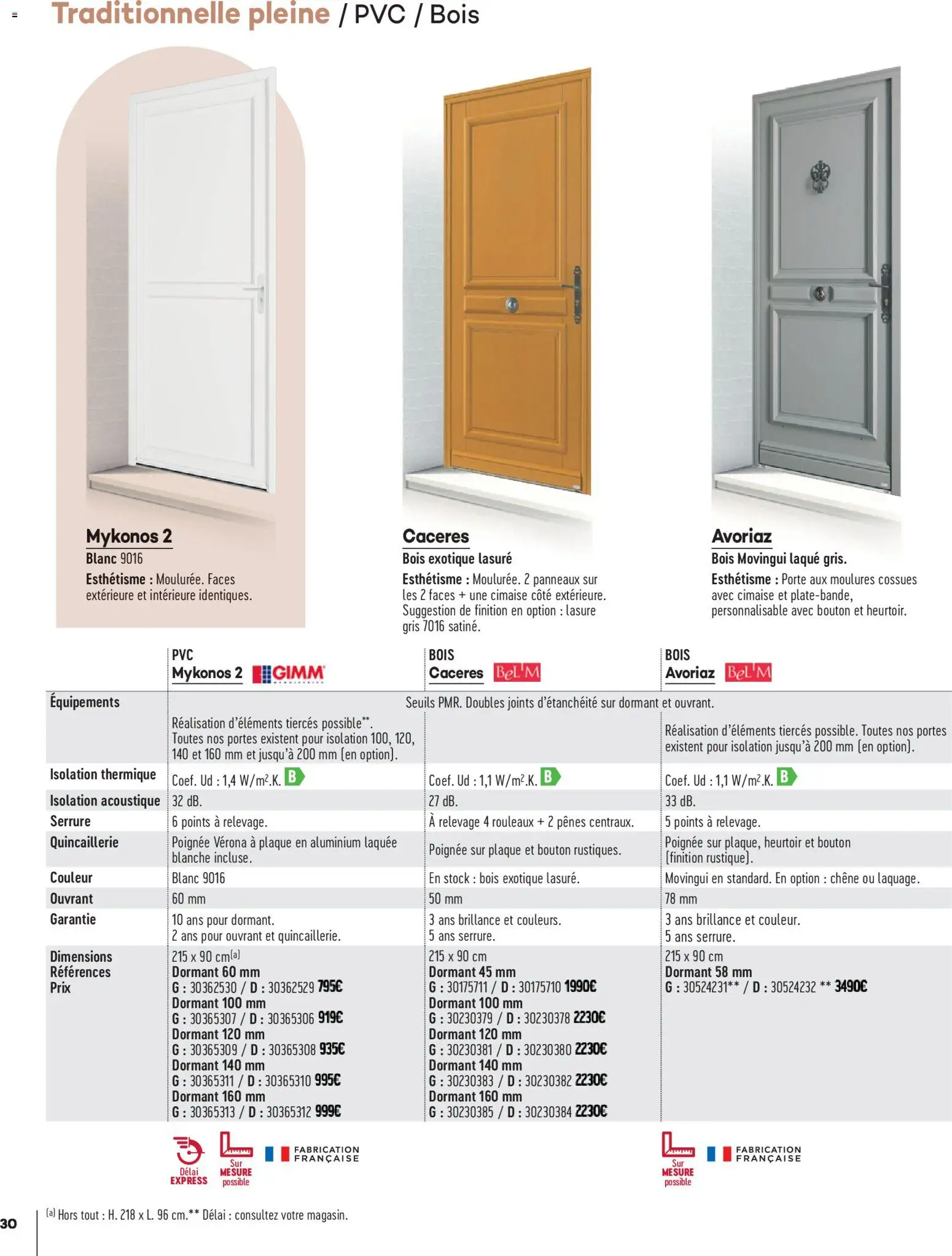 {H1} | Page: 30 | Produits: Lasure bois, Porte, Laque, Portes