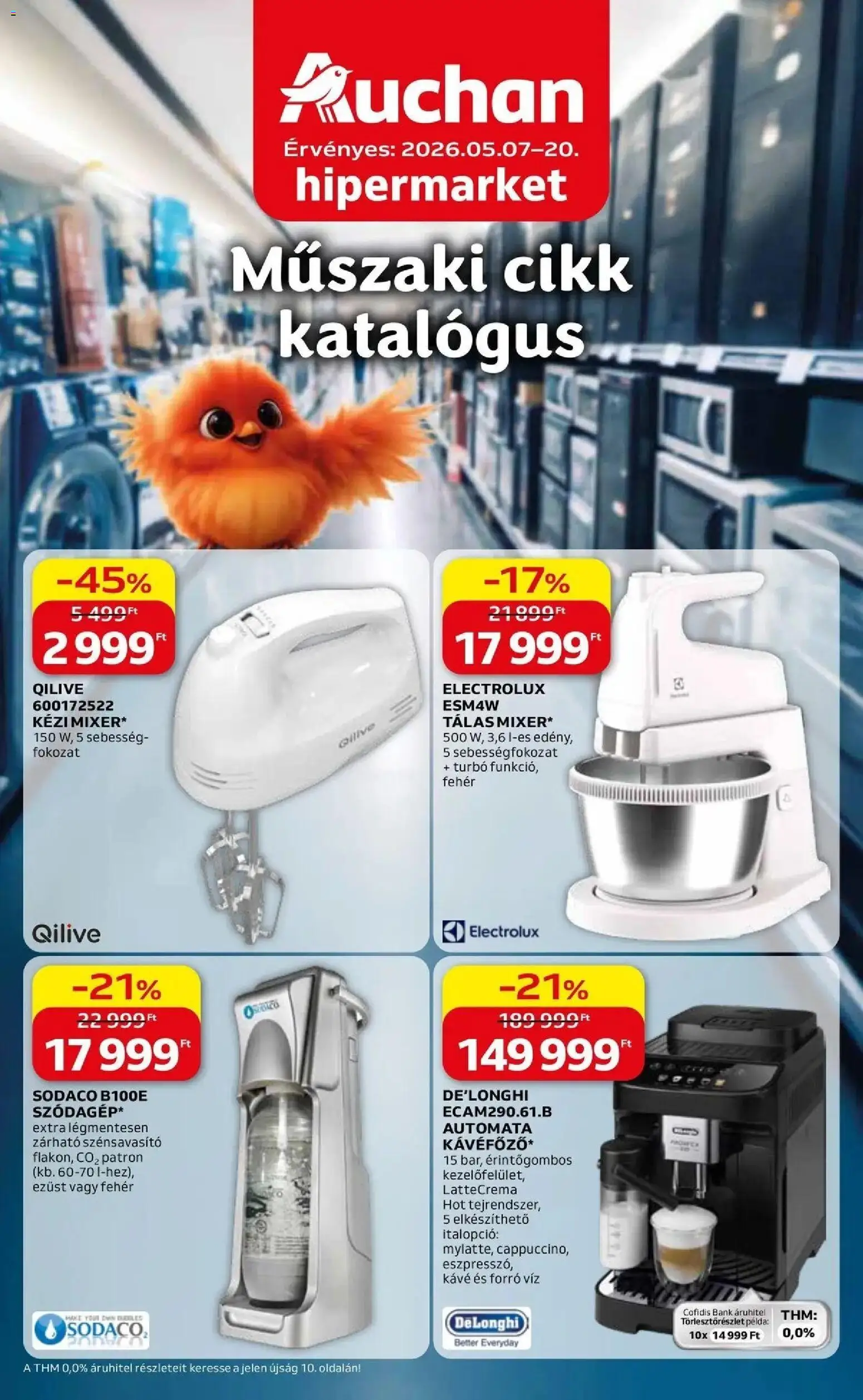 Auchan akciós ujság - amely érvényes a következő dátumtól: 07.05.2026 | Oldal: 1 | Termékek: Kávé