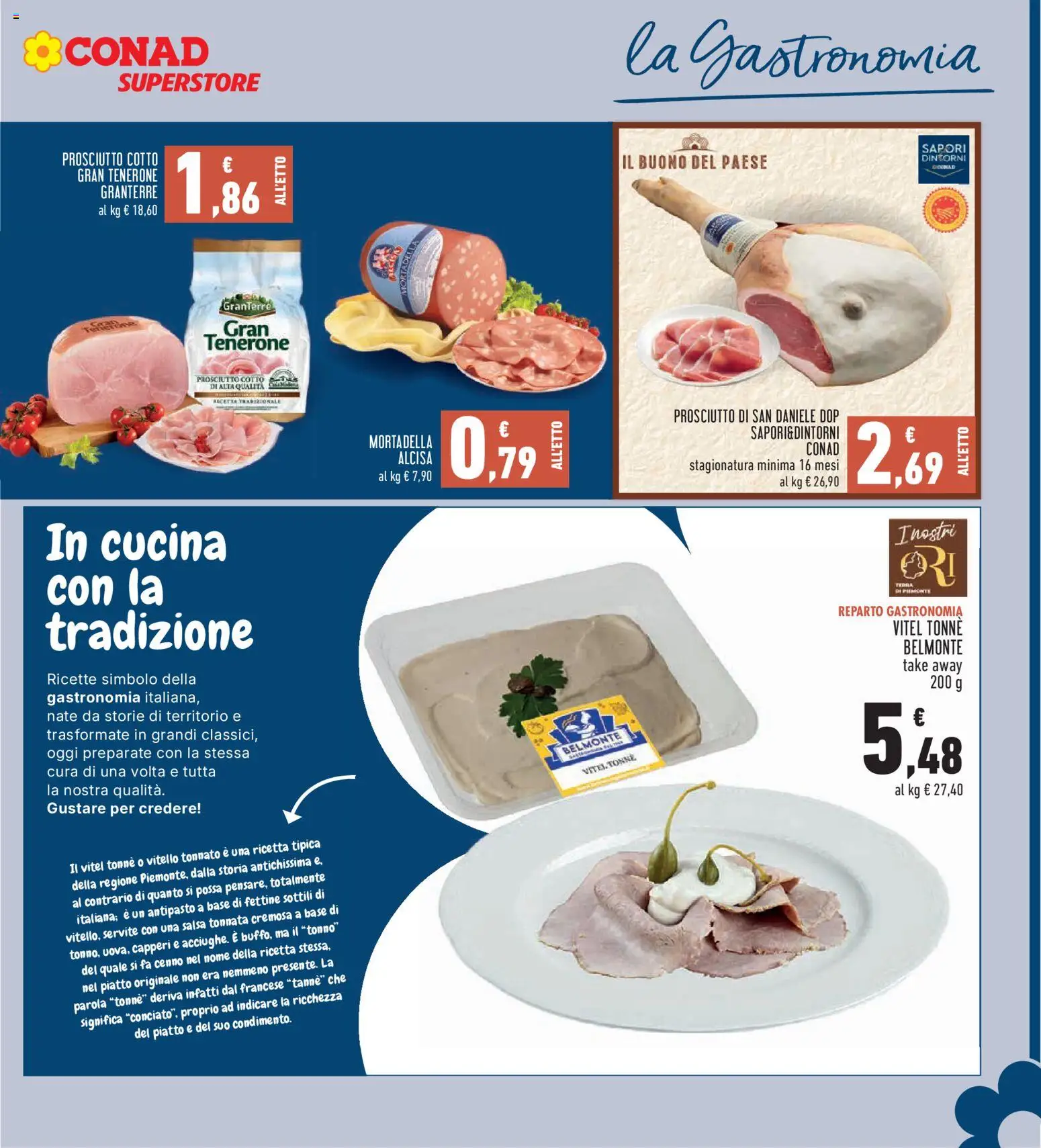 Volantino Conad del 21.05.2026 | Pagina: 9 | Prodotti: Salsa, Prosciutto, Tonno, Piatto