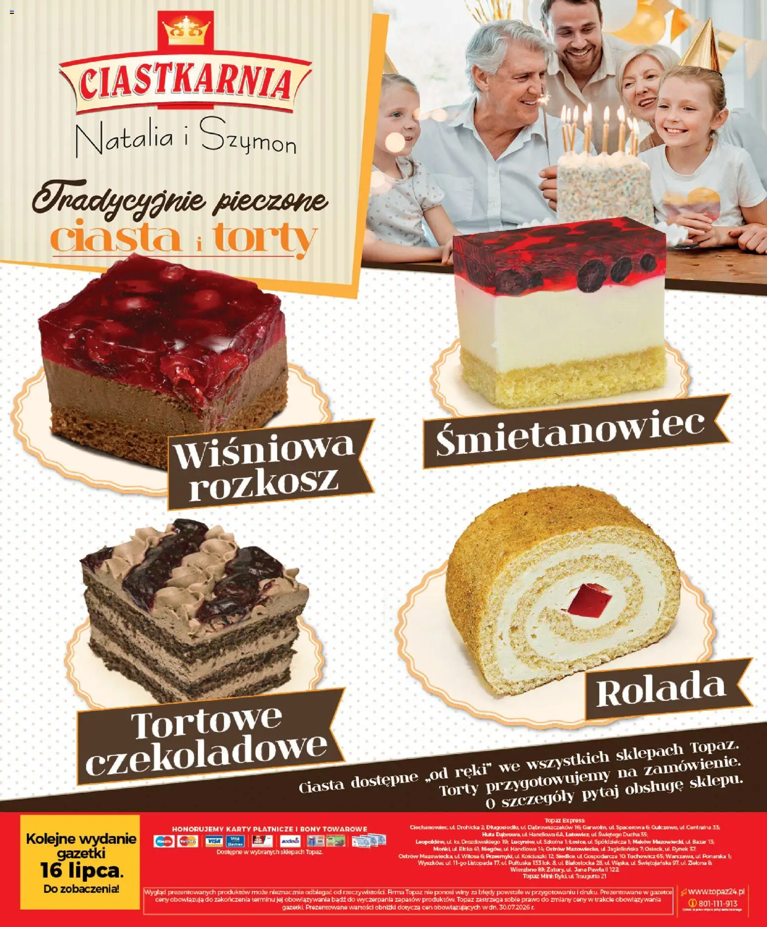 Topaz gazetka - Express od 09.07.2026 | Strona: 28 | Produkty: Rolada