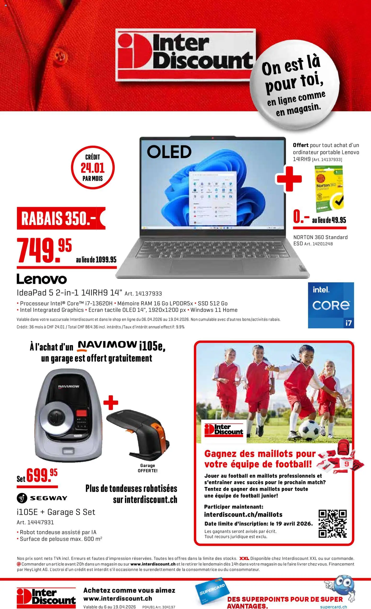 Interdiscount aktionen FR – gültig ab 06.04.2026 | Seite: 16 | Produkte: Lenovo