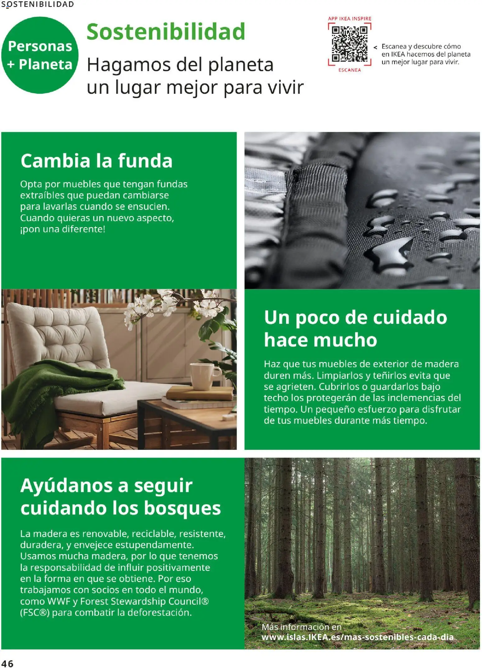 Catálogo IKEA Muebles de exterior │ válido desde el 17/12/2025 | Página: 46 | Productos: Muebles, Funda