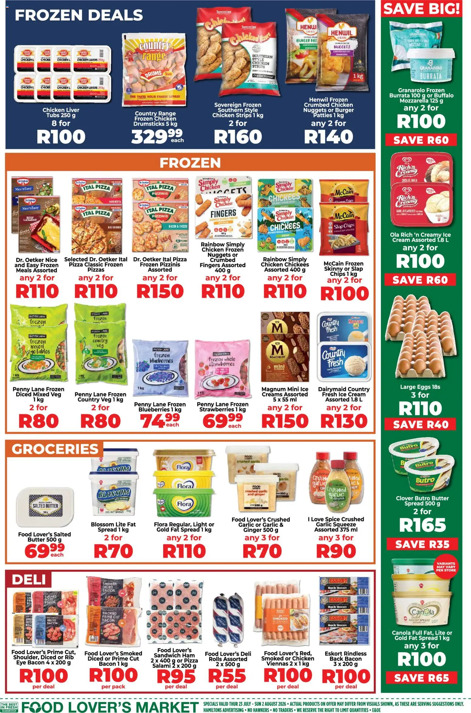 New Food Lover's Market catalogue – valid from 23/07/2026 | Page: 7 | Products: Drone, Eggs, Salami, Beef