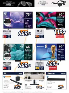 Anteprima del volantino Unieuro volantino valido a partire dal 22.05.2026 | Pagina: 3 | Prodotti: smart TV, Audio, Speaker, Samsung
