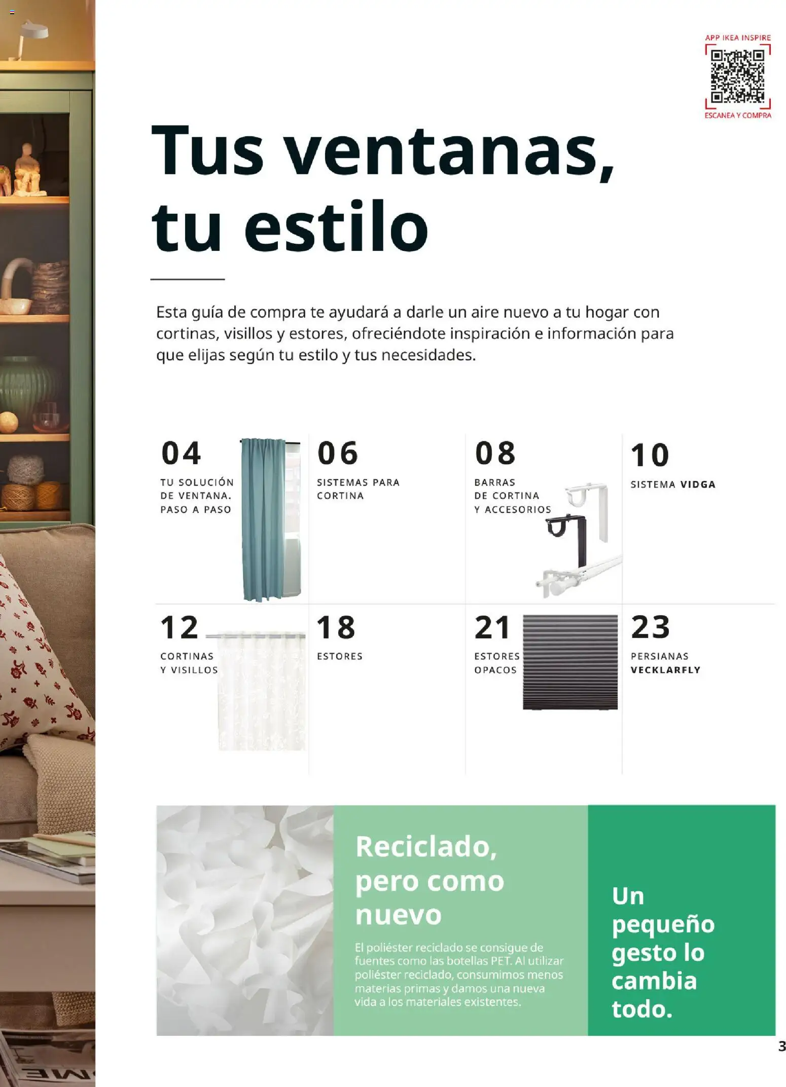 IKEA - Cortinas y estores │ válido desde el 01/09/2026 | Página: 3 | Productos: Cortina, Té