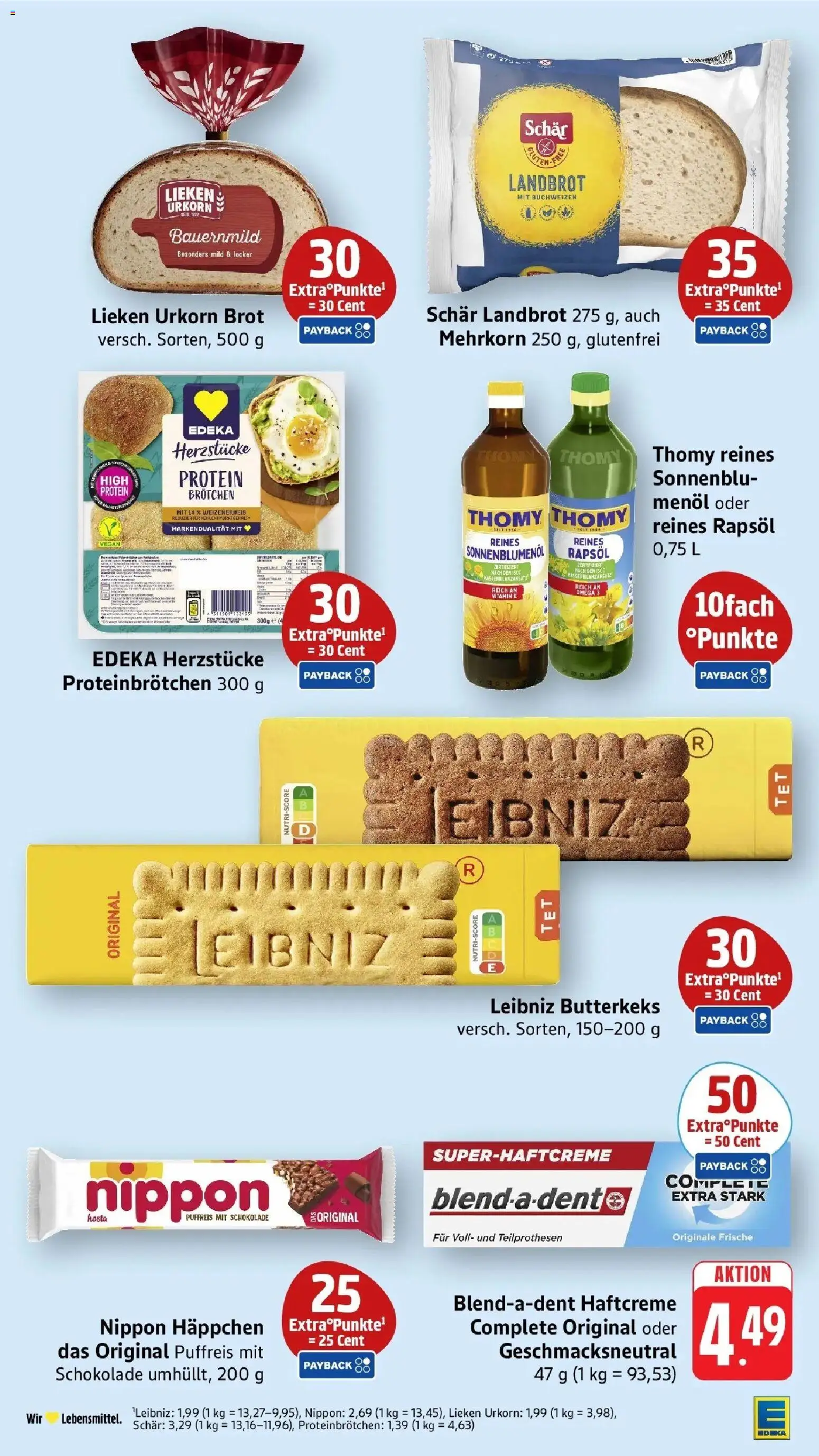 Edeka Prospekt Bad Camberg (ab 14.09.2026) » Angebote Online | Seite: 33 | Produkte: Schokolade, Rapsöl, Sonnenblumenol, Brot