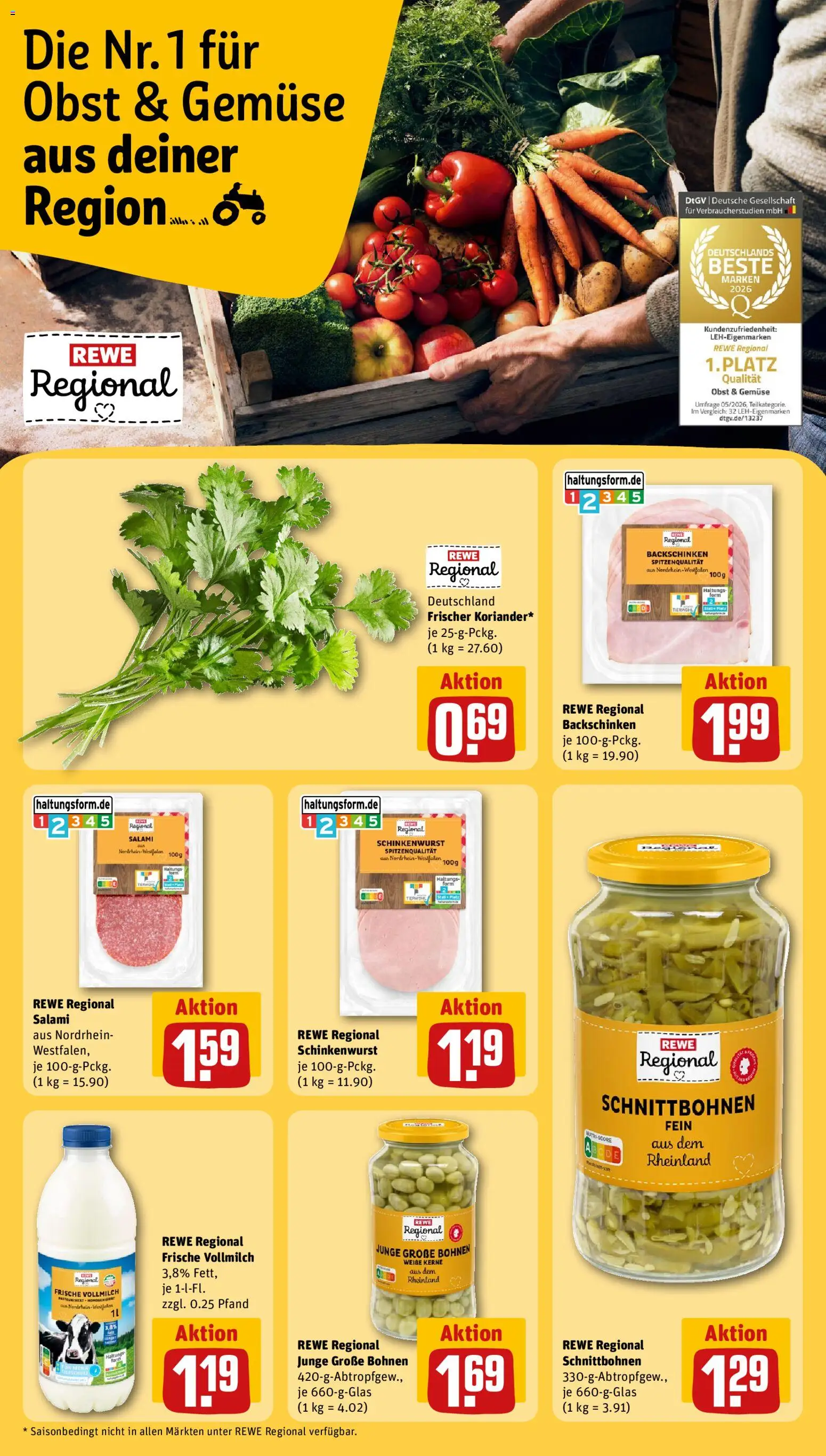 Rewe ihr Kaufpark Prospekt – gültig ab 07.09.2026 | Seite: 15 | Produkte: Gemüse, Obst, Salami