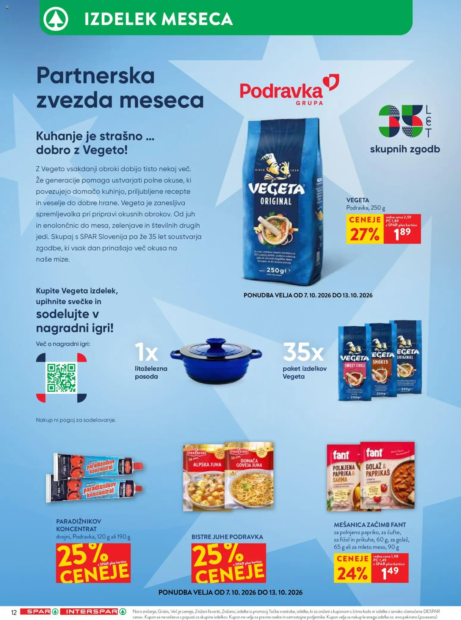 Novi Spar katalog ponudbe – veljaven od 07.10.2026 | Stran: 20