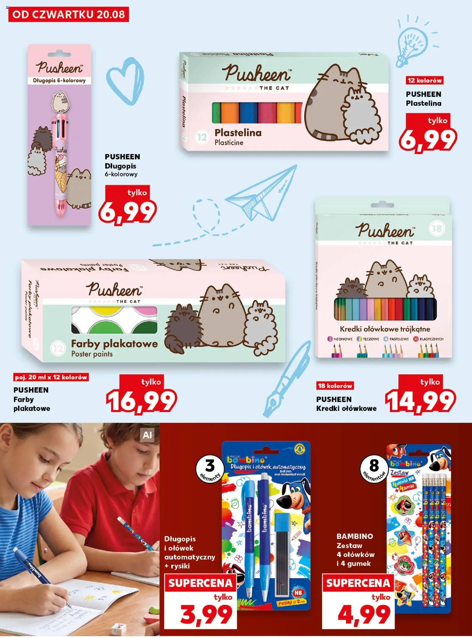 Kaufland Polsko leták - Nowy rok szkolny od 20.08.2026 | Strana: 14 | Produkty: Plastelína