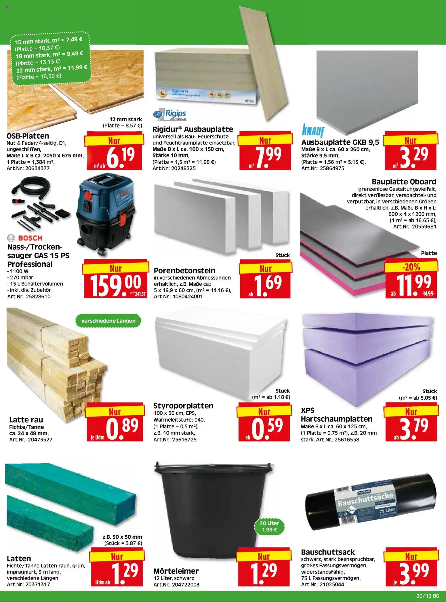 HERKULES Bau & Garten – gültig ab 11.05.2026 | Seite: 12 | Produkte: Bosch