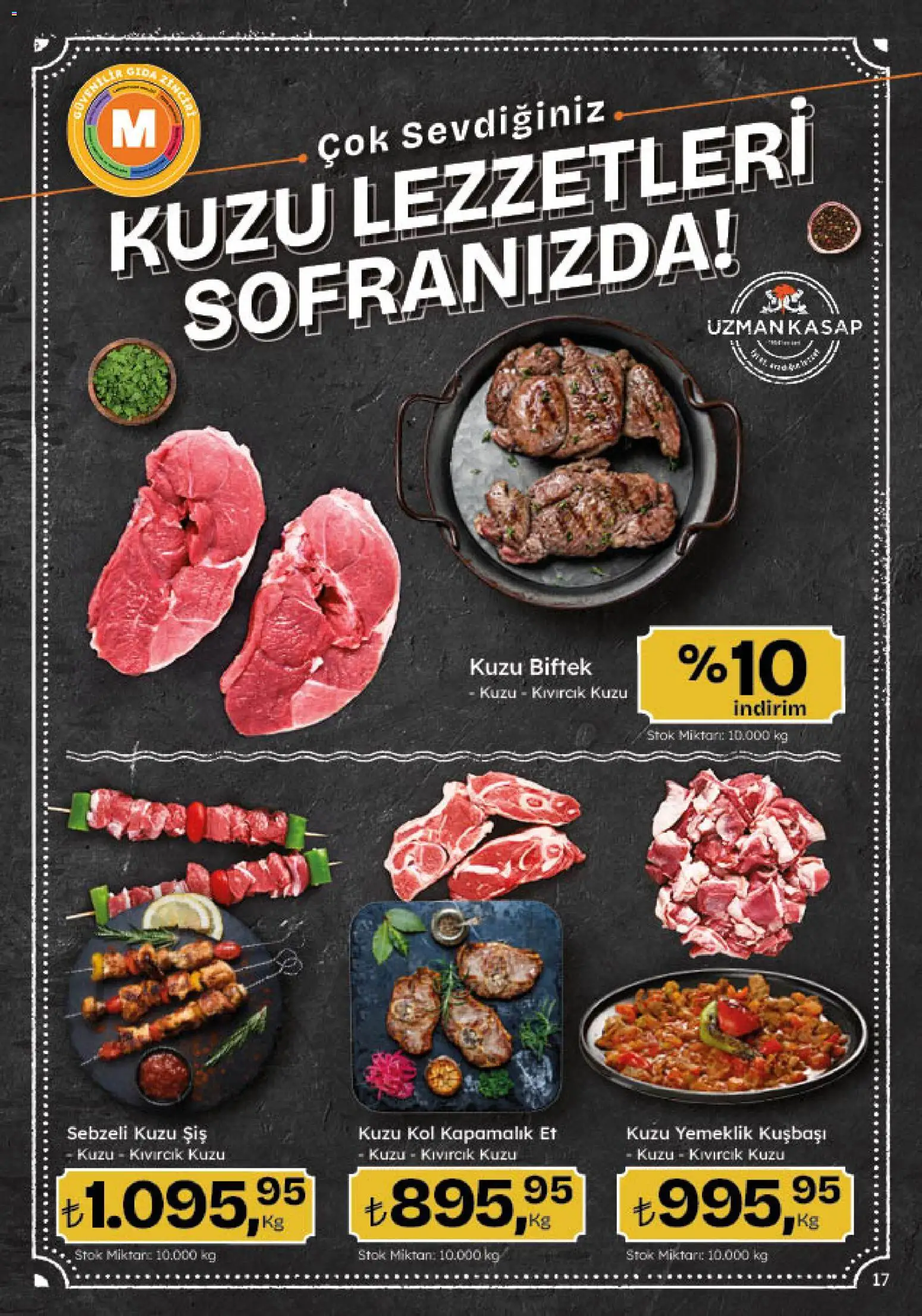 Migros Katalog - 5M Migroskop Dijital - 20 Ağustos 2026 tarihinden itibaren geçerlidir | Sayfa: 17 | Ürünler: Et