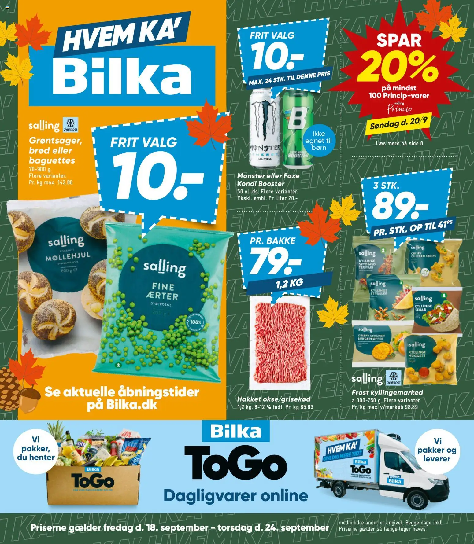 Bilka tilbudsavis – gyldig fra 18/09/2026 | Side: 1