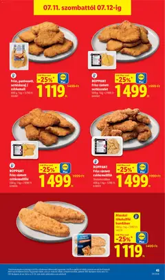 Lidl akciós újság - amely érvényes a következő dátumtól: 2026.07.09. | Oldal: 45