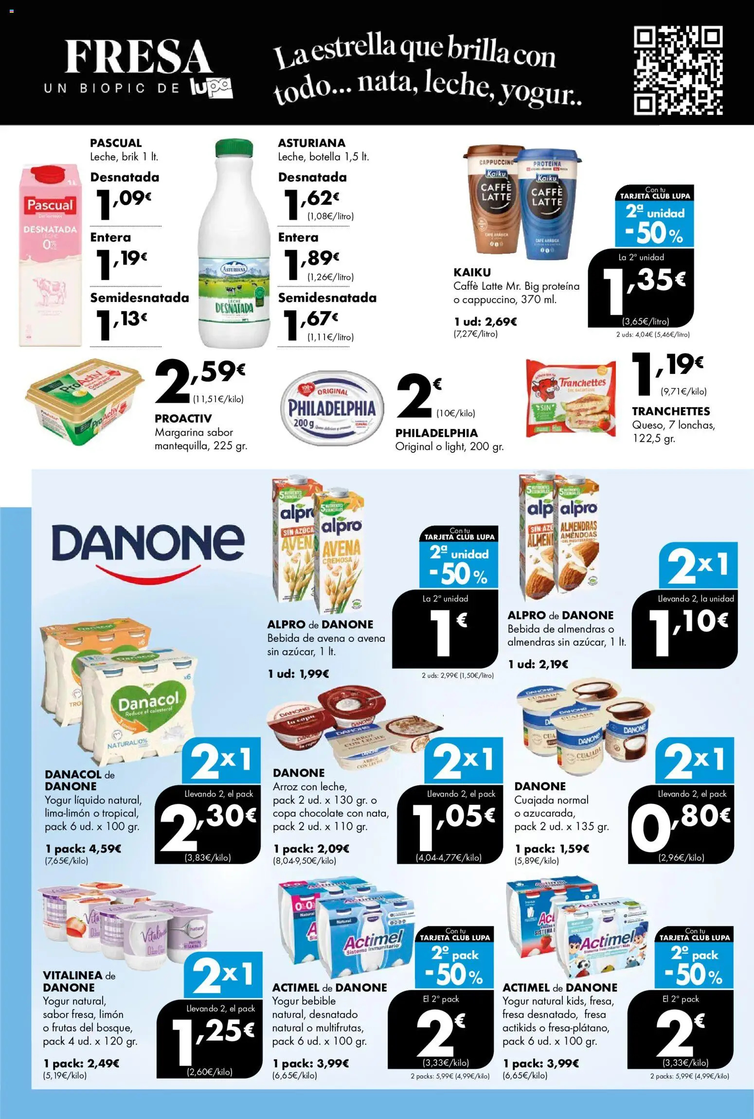 Lupa Supermercados folleto │ válido desde el 16/07/2026 | Página: 5 | Productos: Leche, Yogur, Café, Chocolate