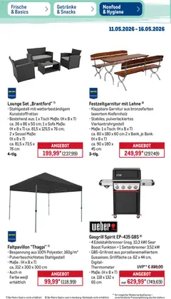 Metro Prospekt 	 ab 11.05.2026 gültig | Seite: 46 | Produkte: Thermometer, Sofa, Sessel, Tisch