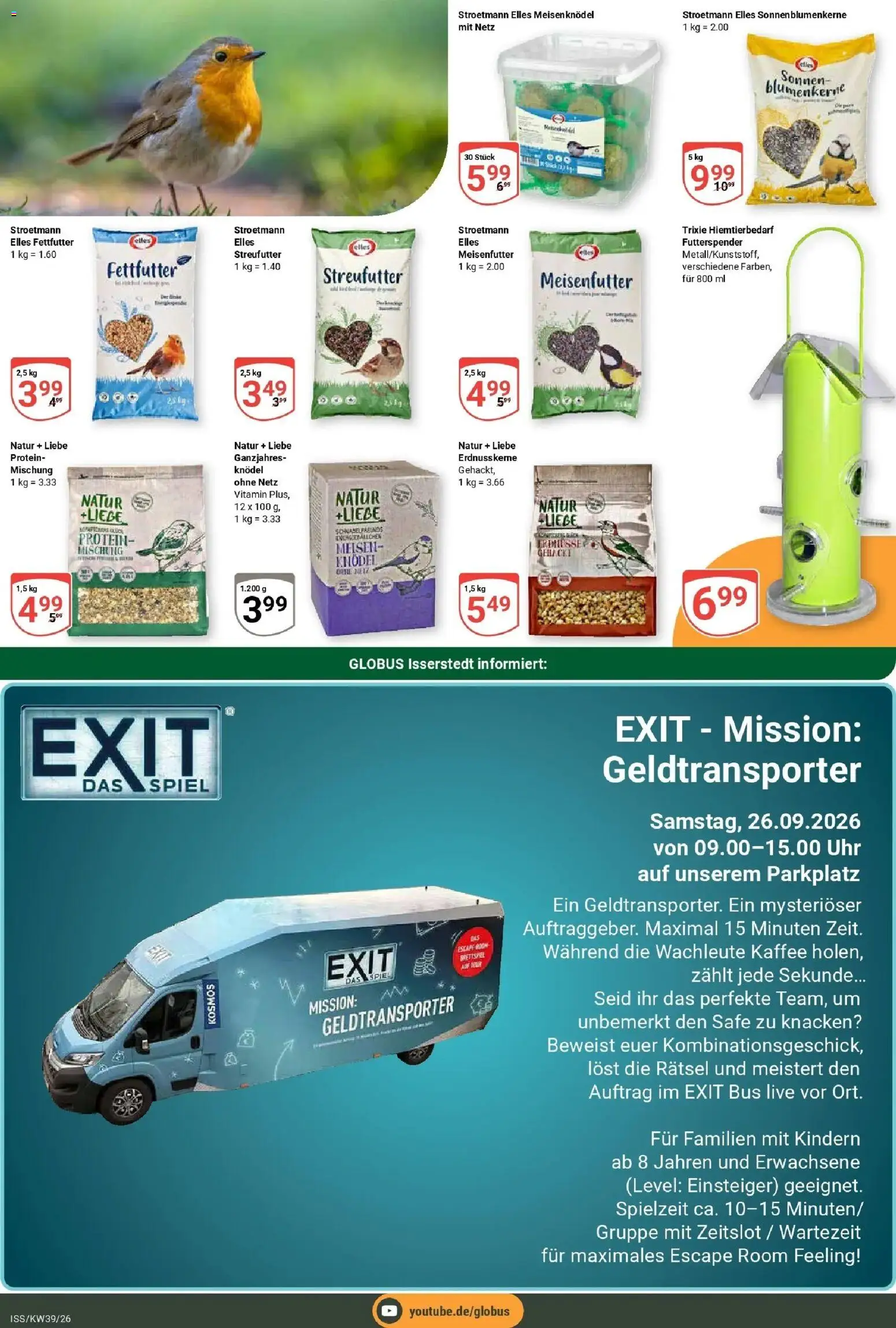 Globus Prospekt Isserstedt (ab 21.09.2026) » Angebote online | Seite: 24 | Produkte: Spiel, Kaffee, Liege, Uhr