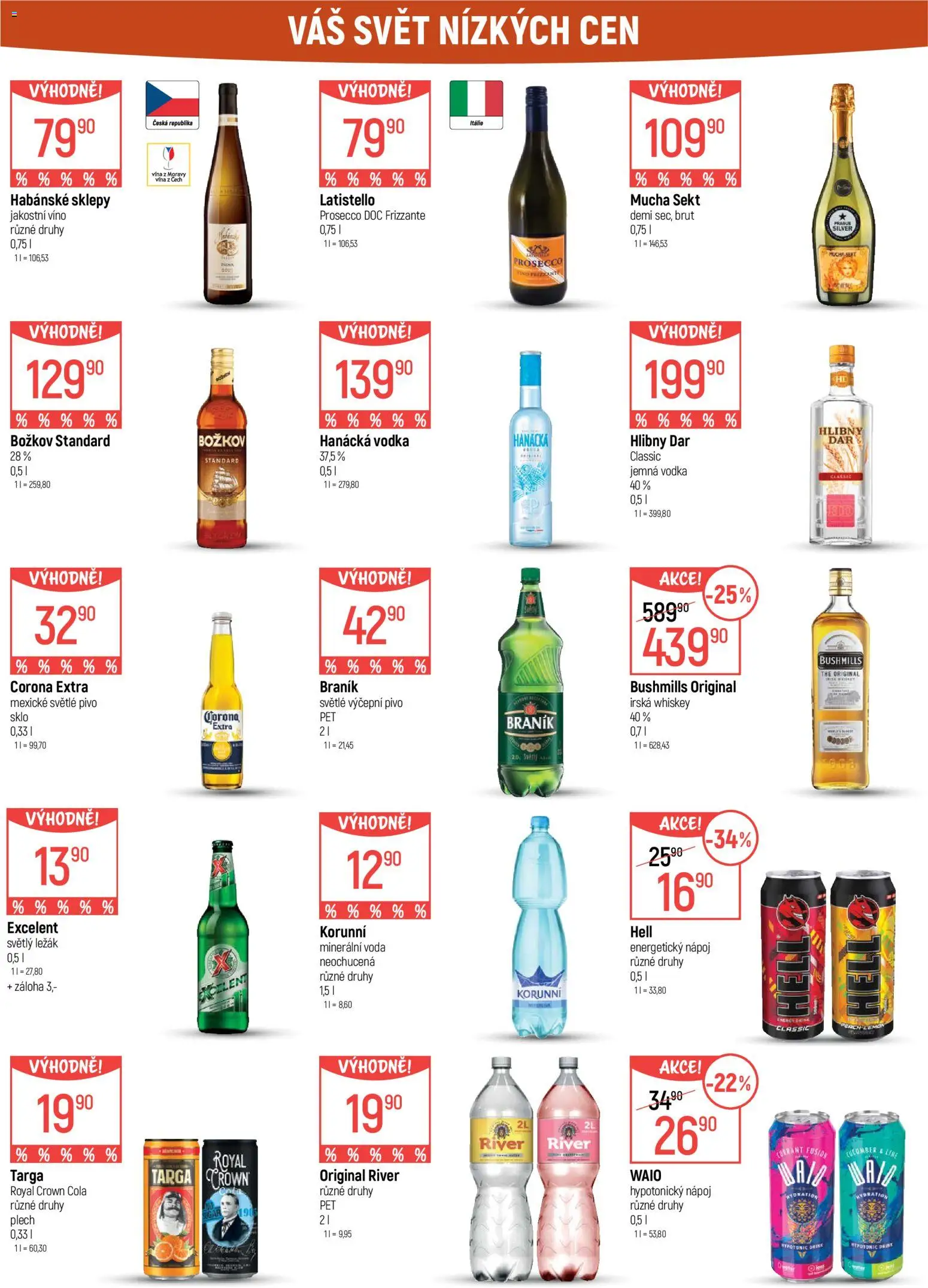 Globus leták - Můj Globus od 08.07.2026 | Strana: 5 | Produkty: Prosecco, Vodka, Royal Crown Cola, Energetický nápoj