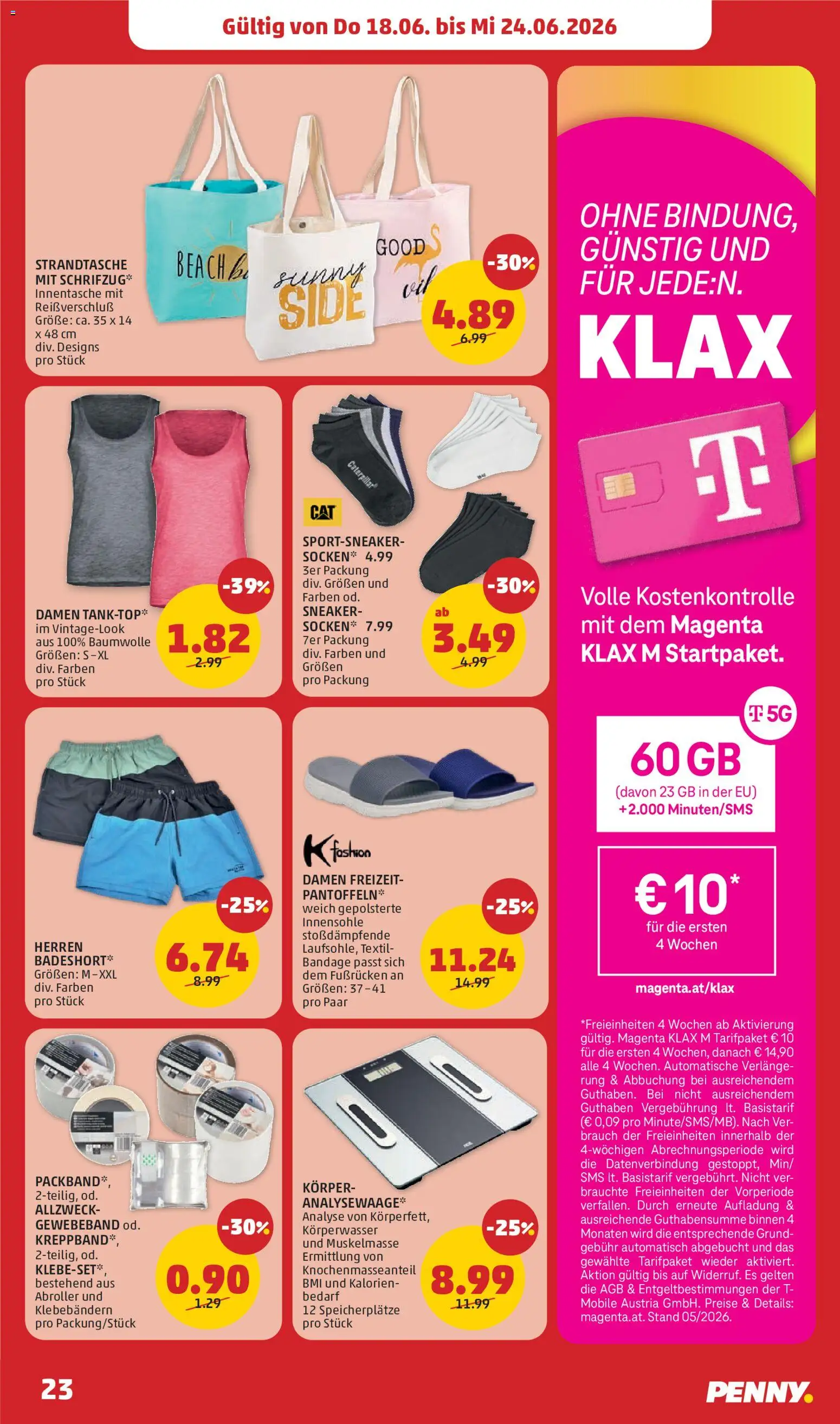 Penny Markt Schmankerl Post gültig ab 18.06.2026 | Seite: 23